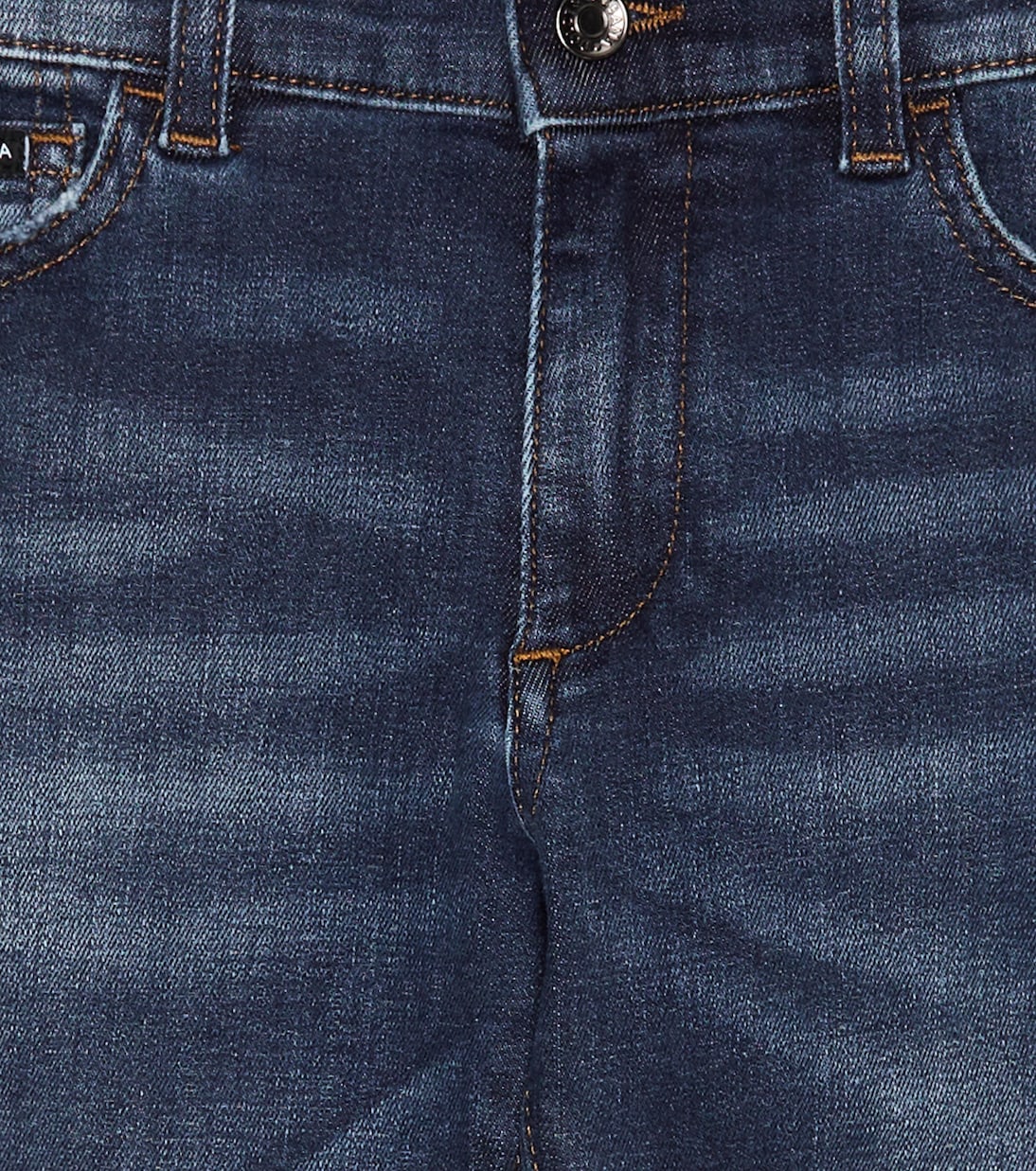 جينز بقصّة مستقيمة وخصر عالي | Dolce&Gabbana Kids