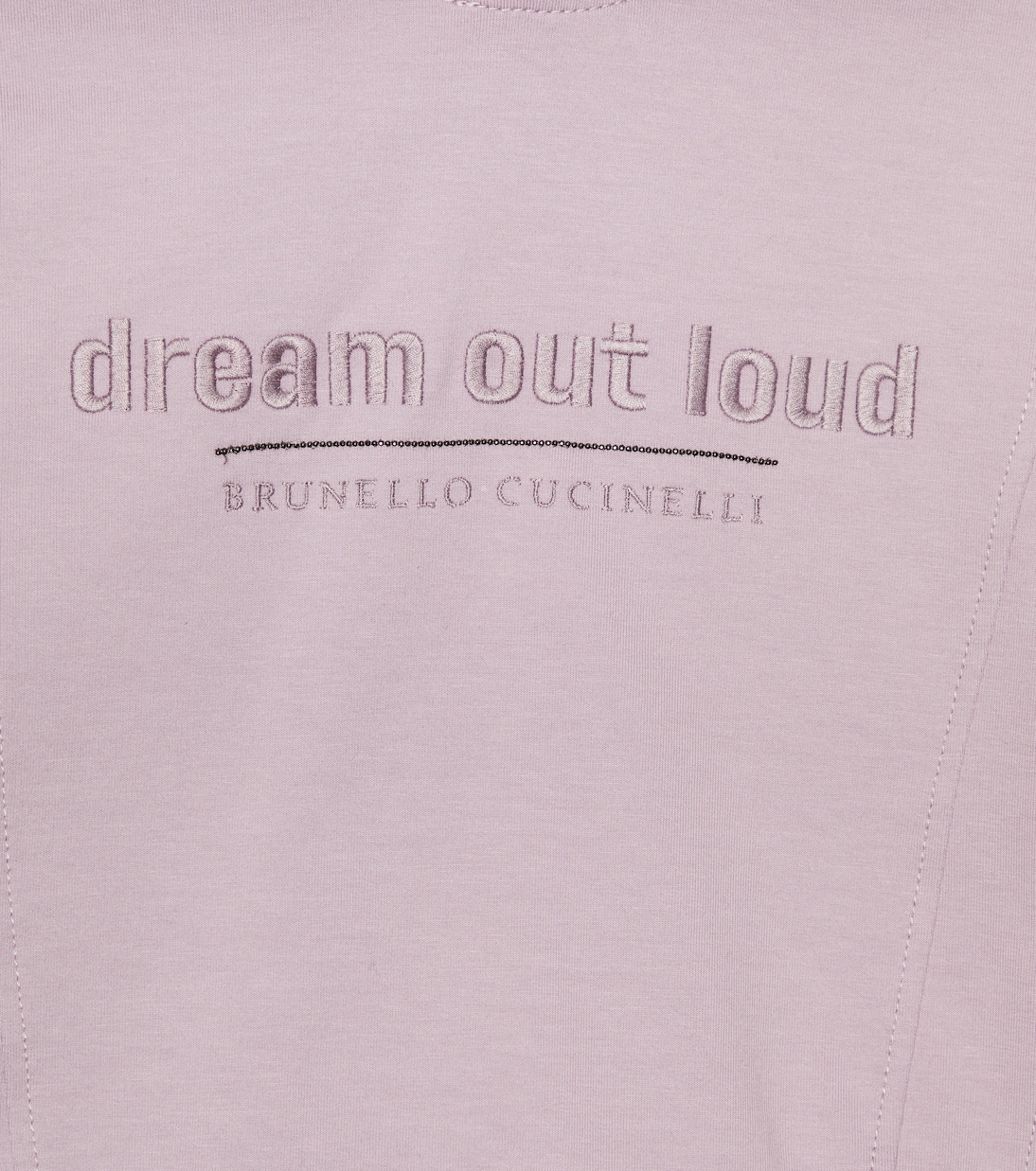 Embroidered cotton hoodie | Brunello Cucinelli Kids