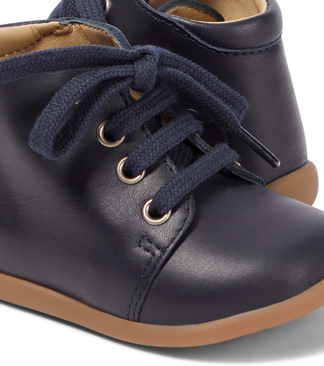 Baby Stand-Up leather booties | Pom d'Api