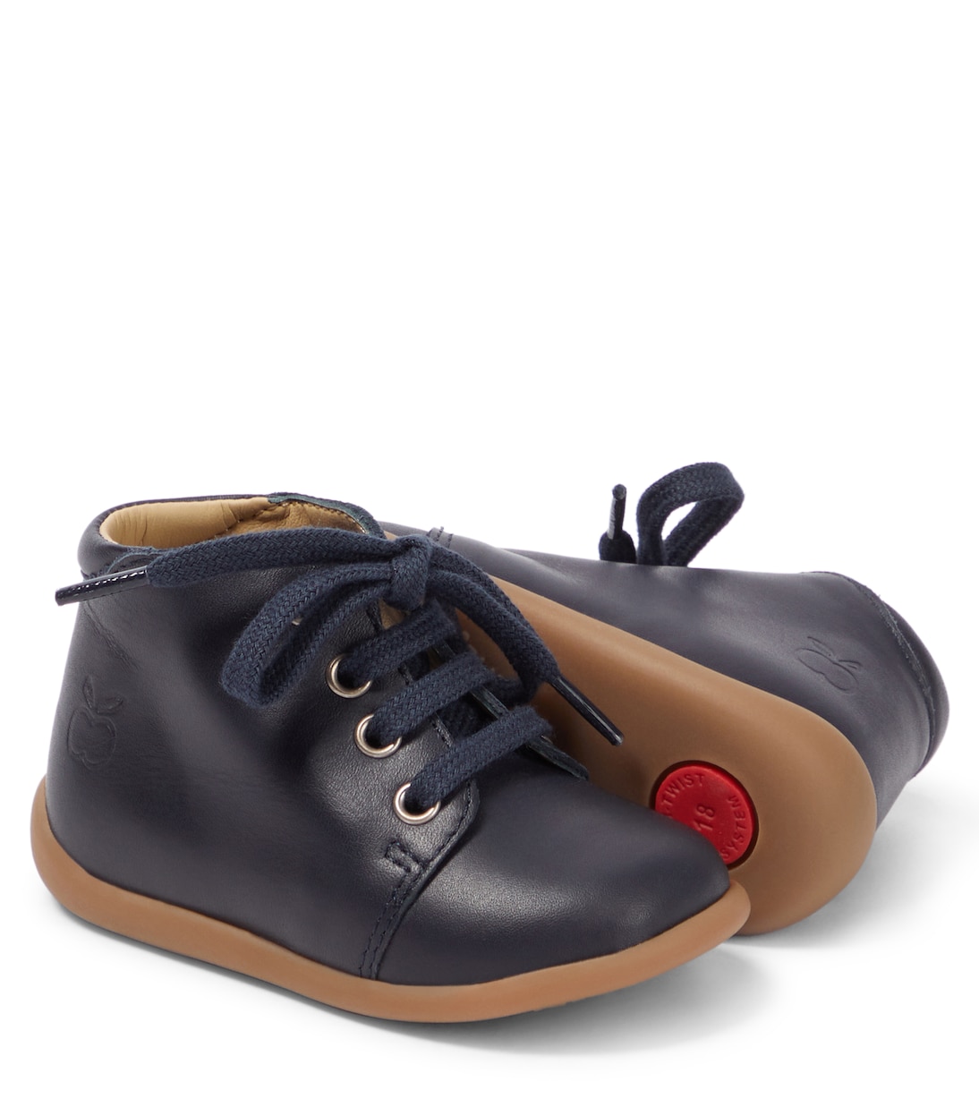 Baby Stand-Up leather booties | Pom d'Api