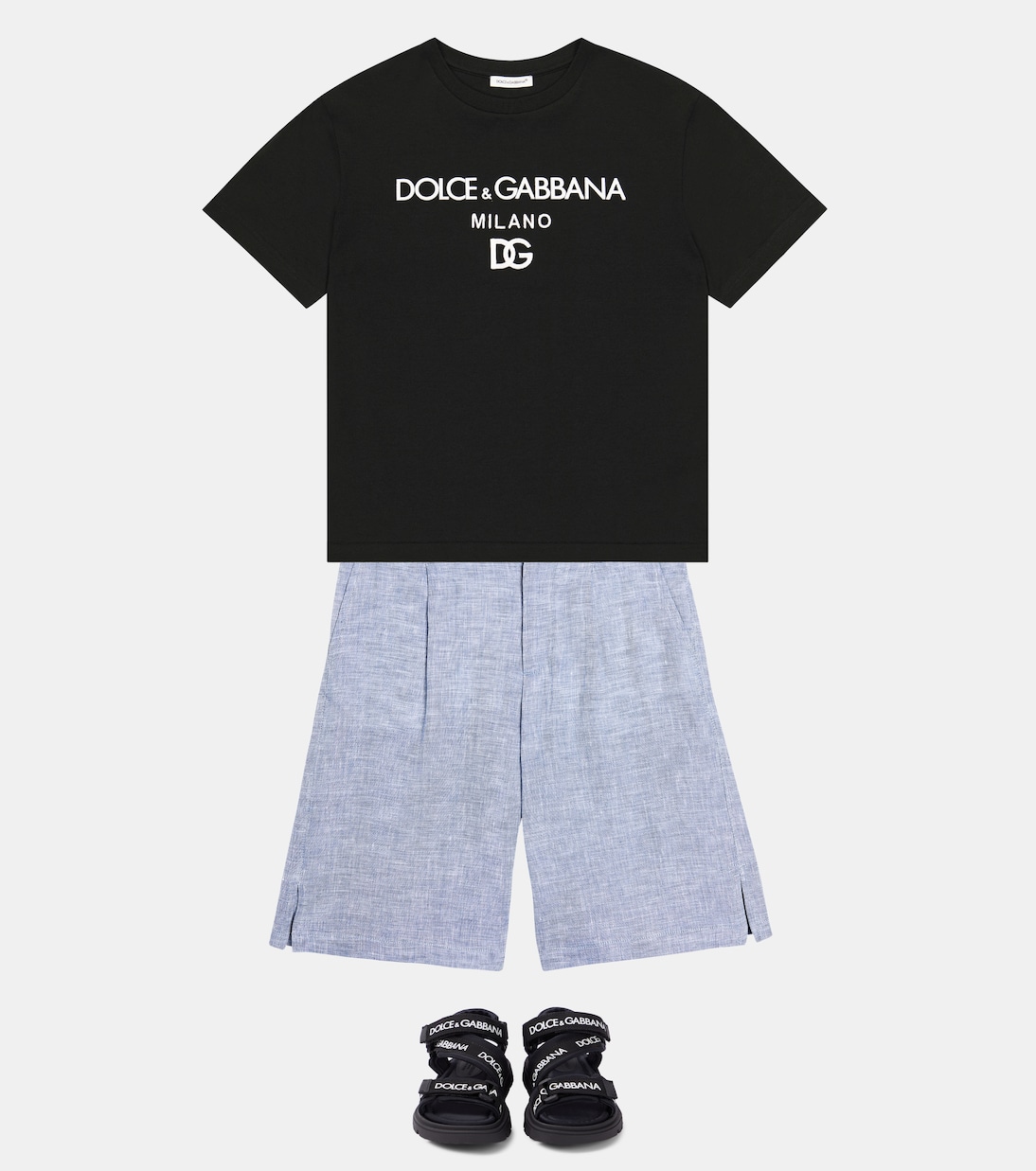 T-shirt en coton à logo | Dolce&Gabbana Kids