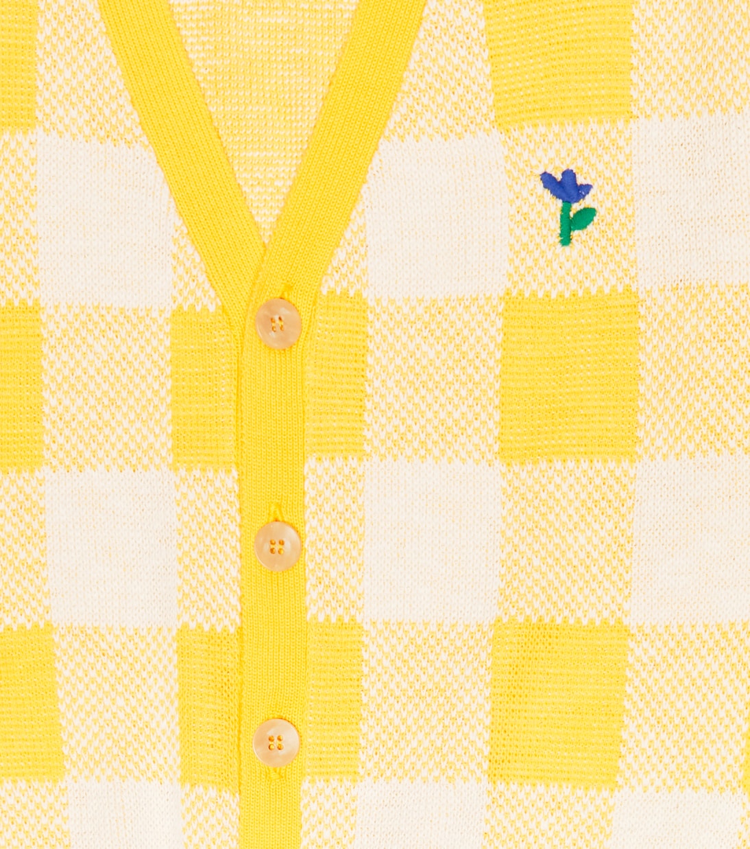 Cardigan en coton à carreaux | Bobo Choses