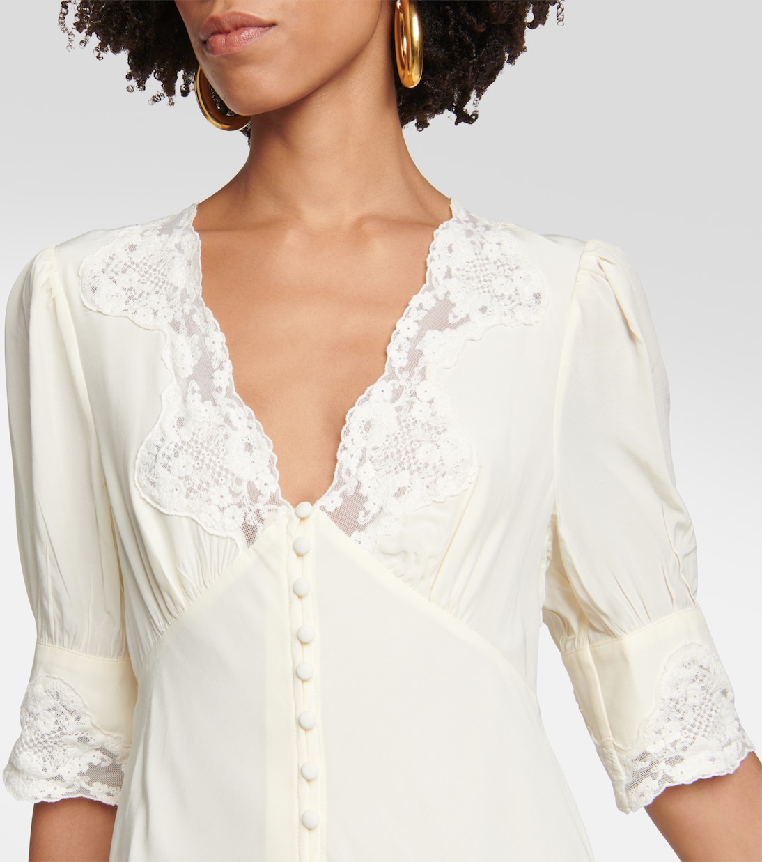 Bridal Maxikleid Simone mit Spitze | Rixo