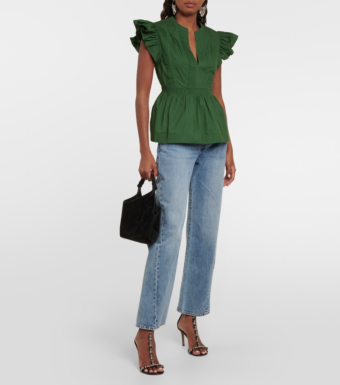 Luise cotton poplin top | Ulla Johnson