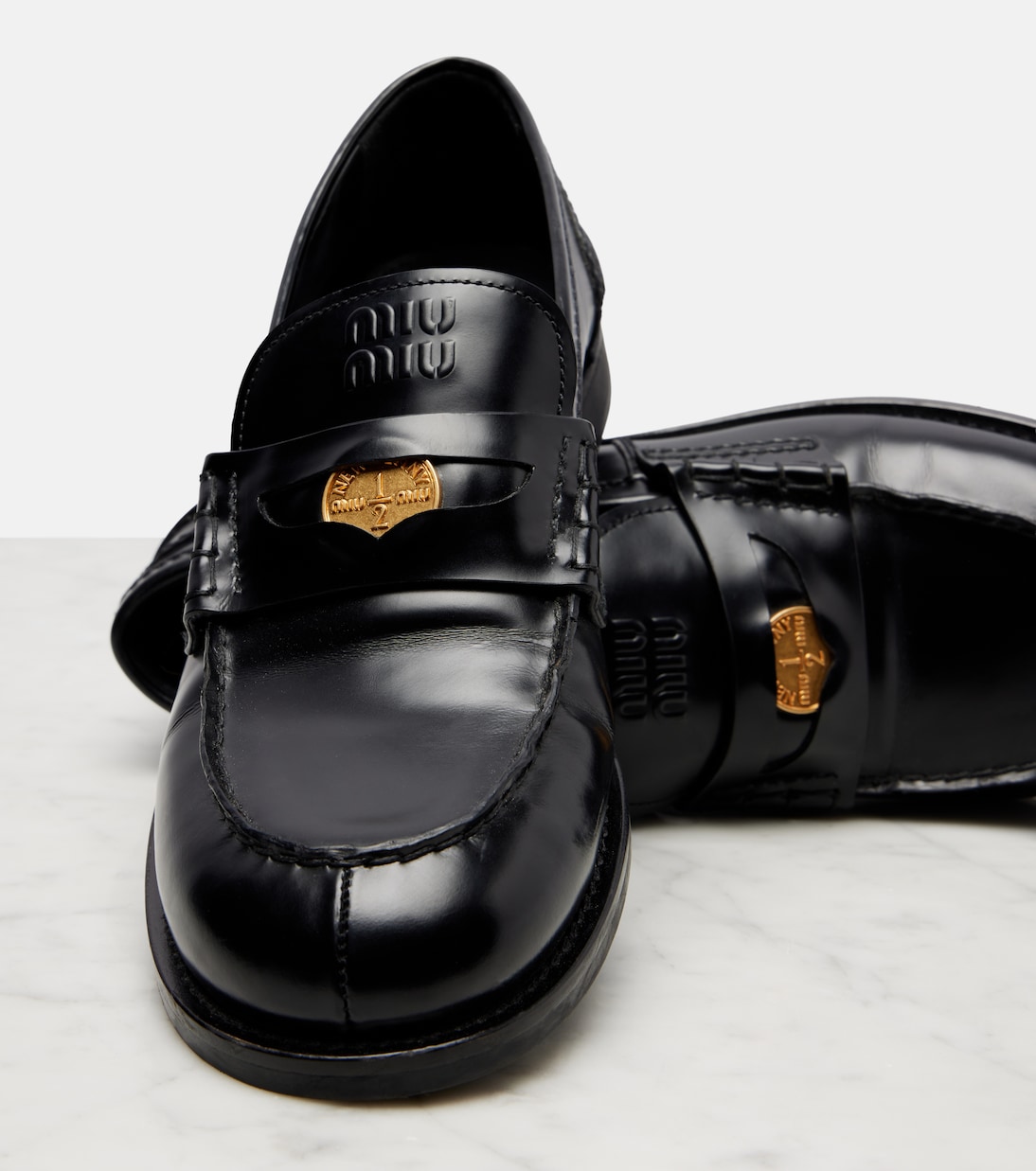 Leather loafers | Miu Miu