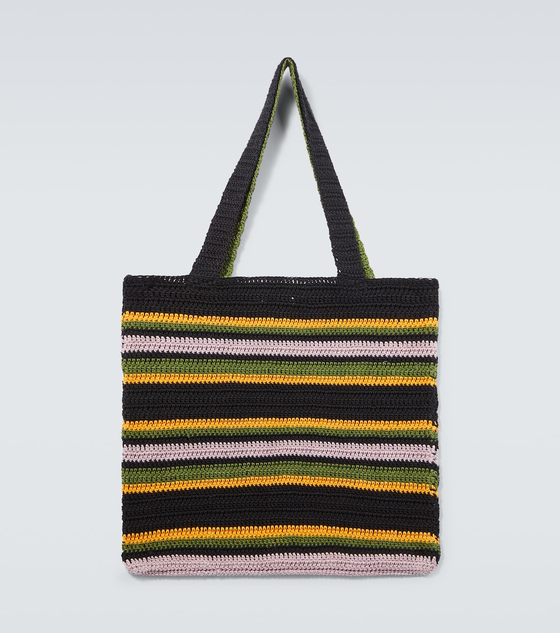 Harbor Stripe crochet cotton tote bag | Bode