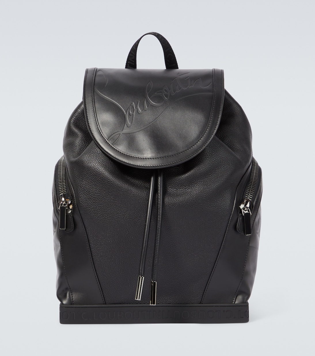 Explorafunk logo leather backpack | Christian Louboutin