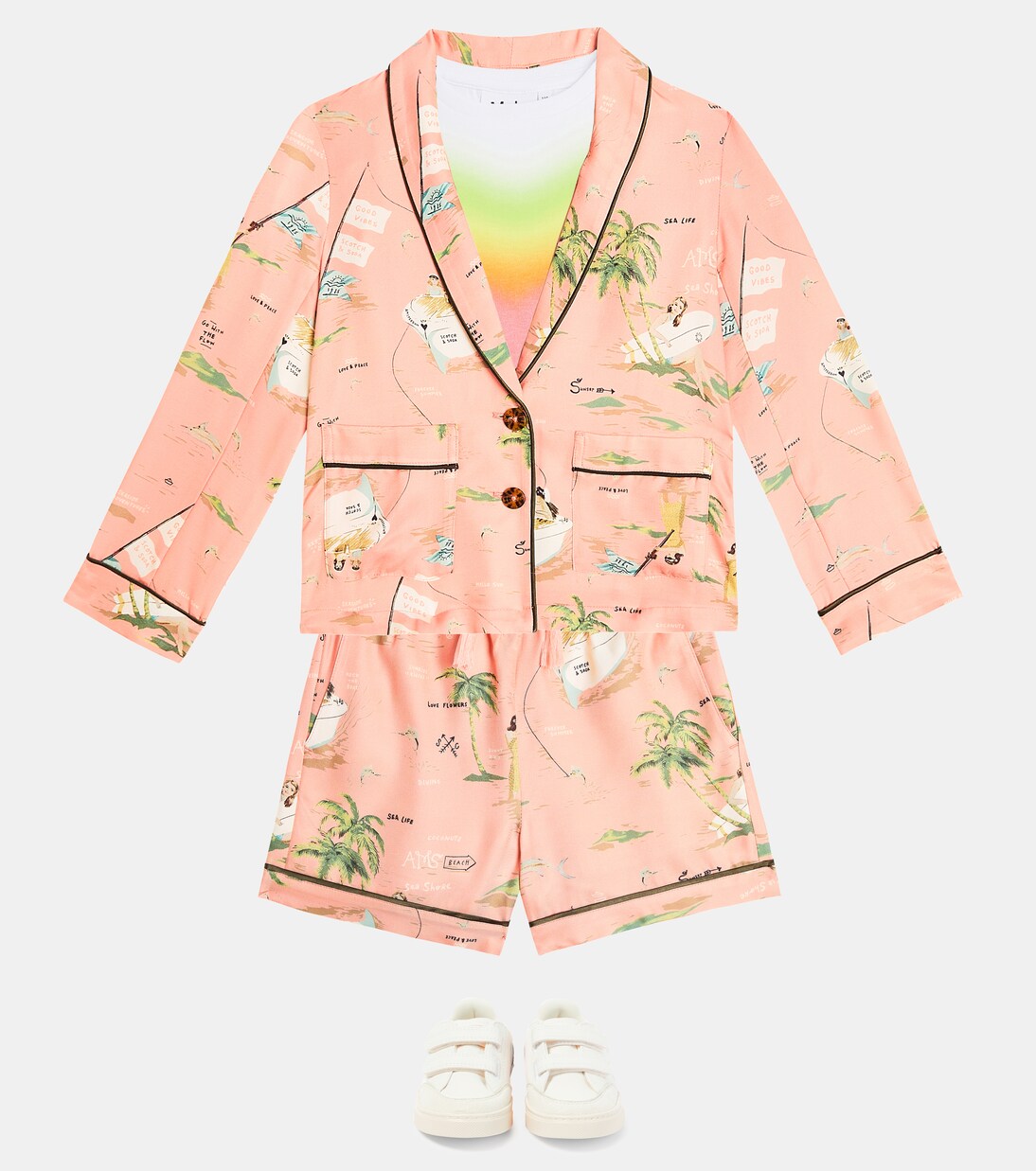 Short imprimé à taille mi-haute | Scotch & Soda Kids