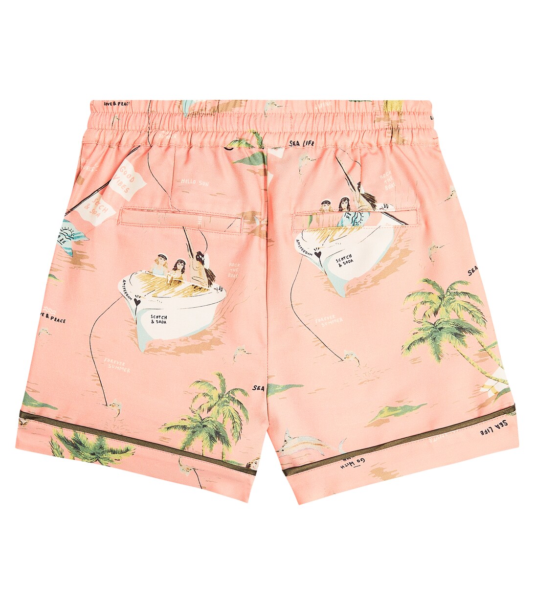 Short imprimé à taille mi-haute | Scotch & Soda Kids