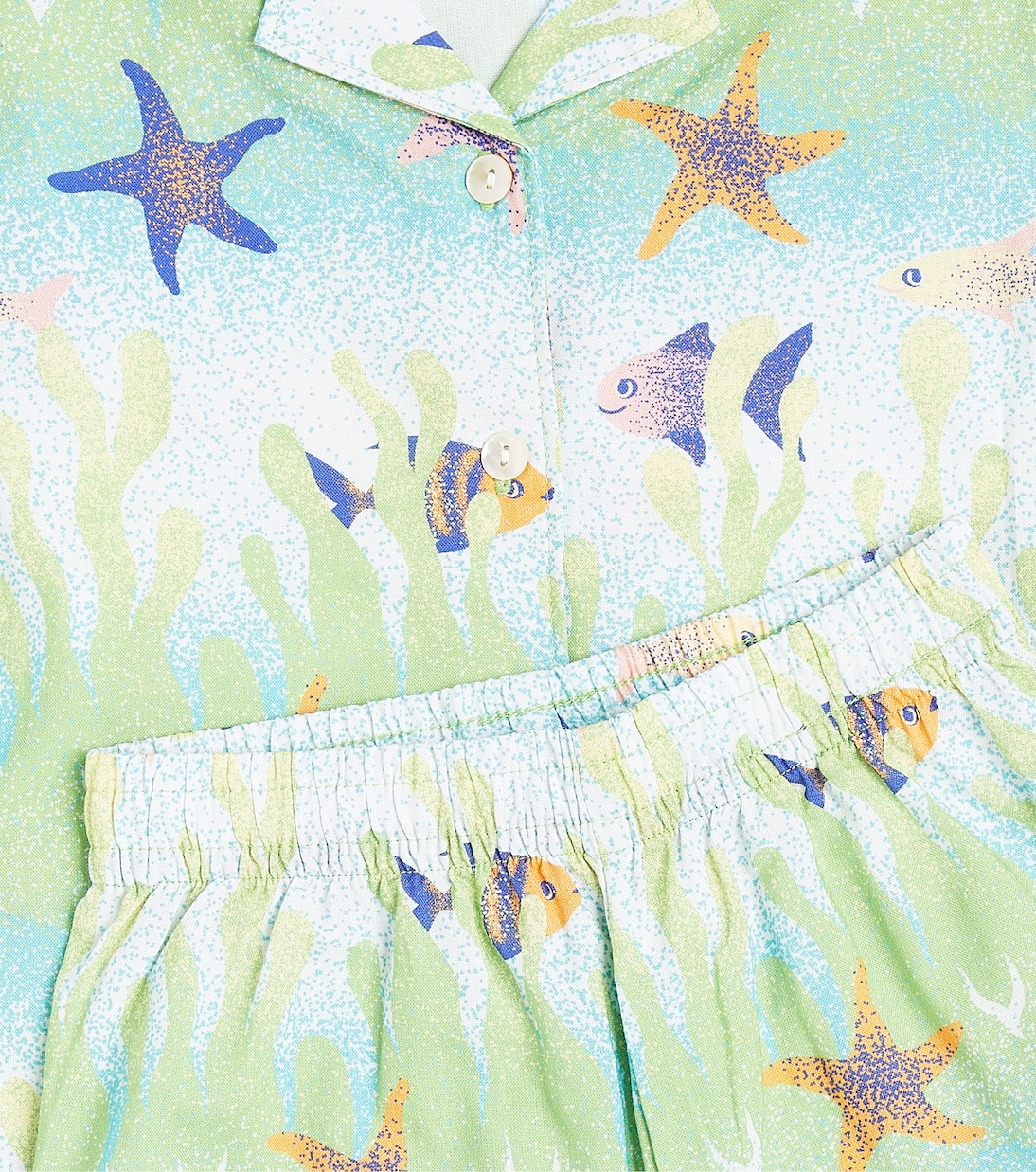 Baby - Camicia Eyou e shorts Solar in cotone con stampa | Molo