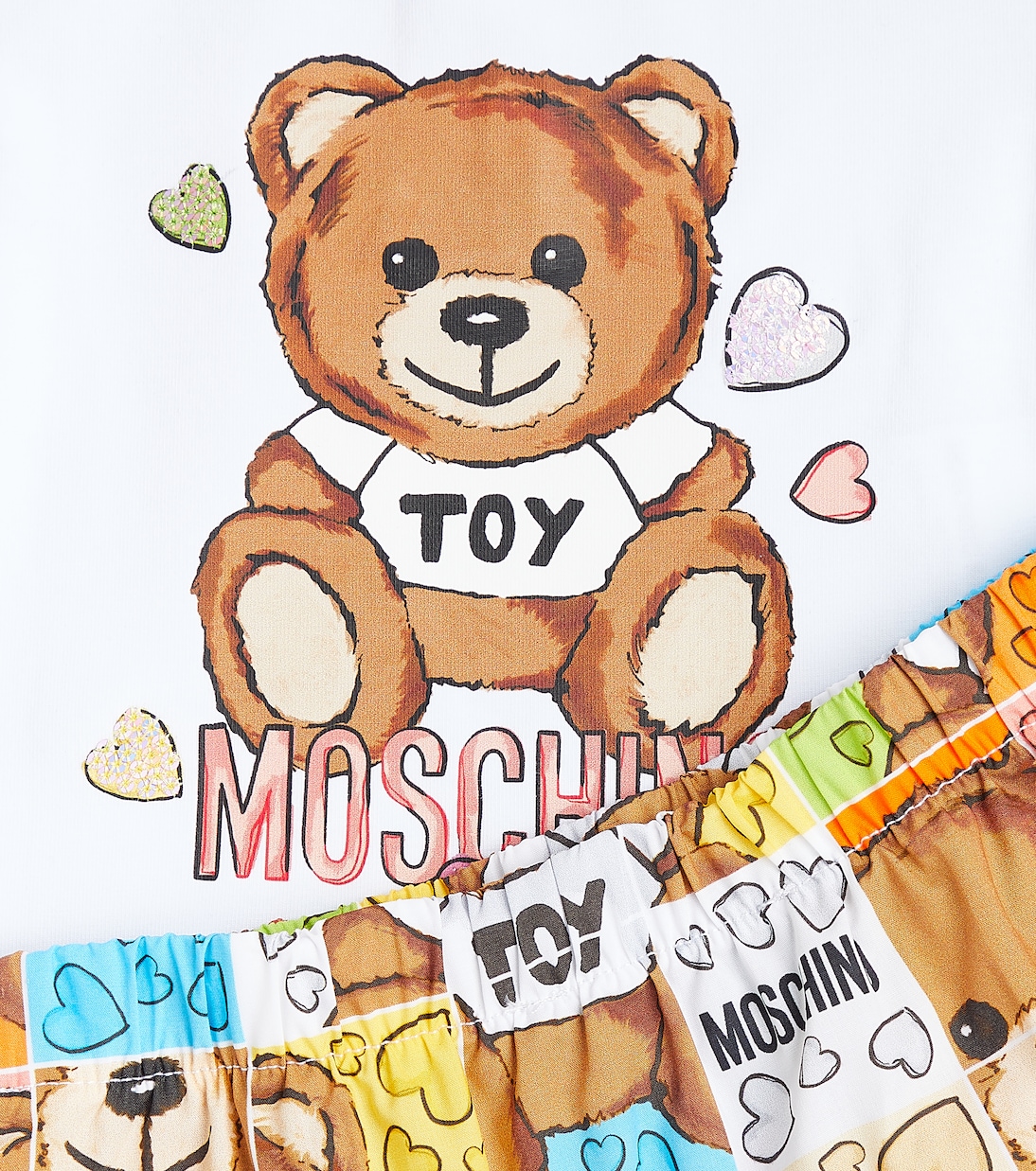 Bébé – Ensemble t-shirt et jupe en coton | Moschino Kids
