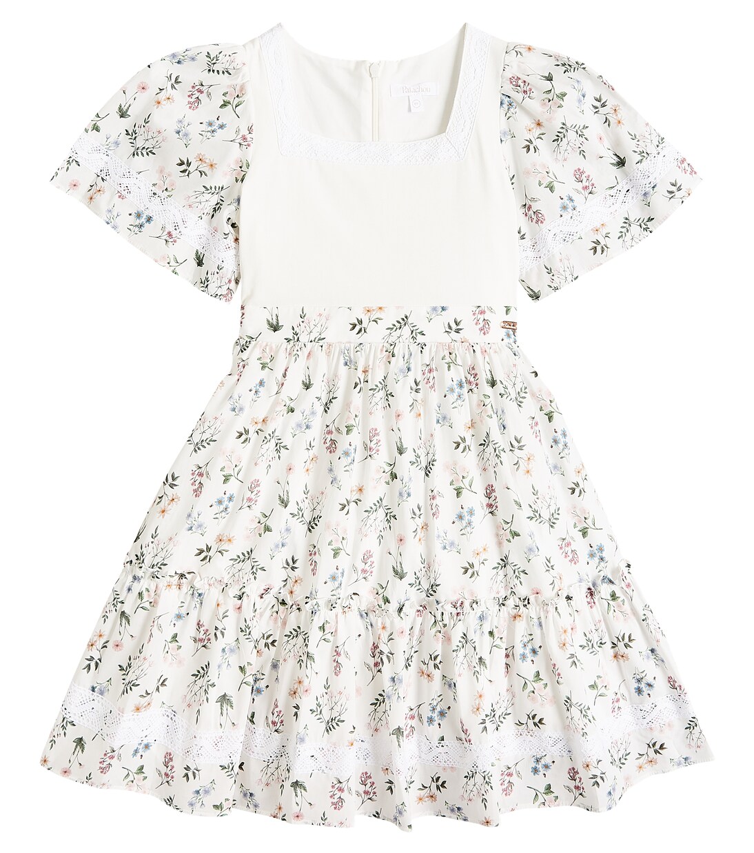 Robe en coton mélangé à fleurs | Patachou