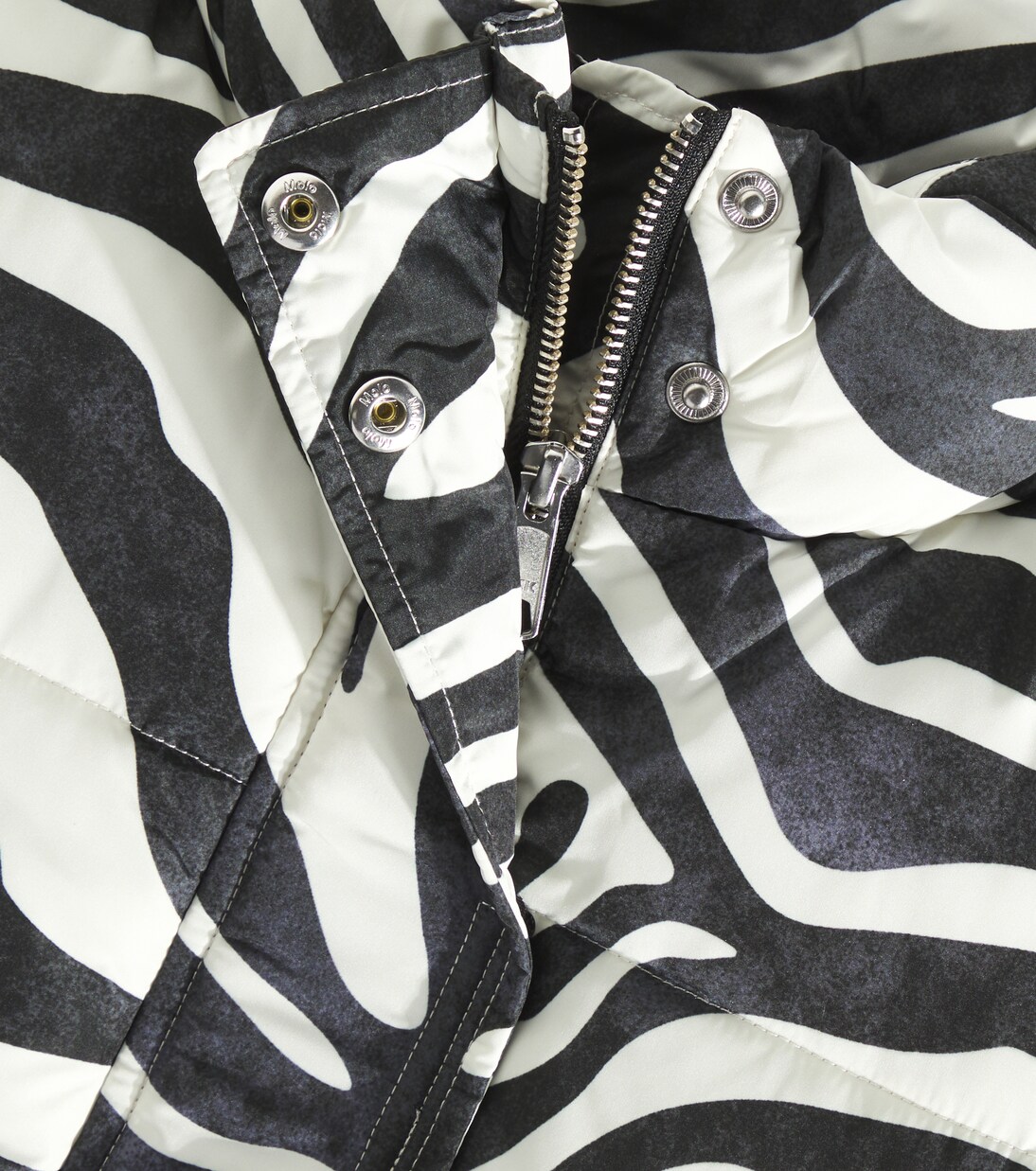 Hansine zebra-print puffer jacket | Molo