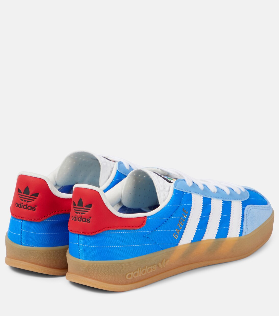 Gazelle Indoor suede-trimmed sneakers | Adidas
