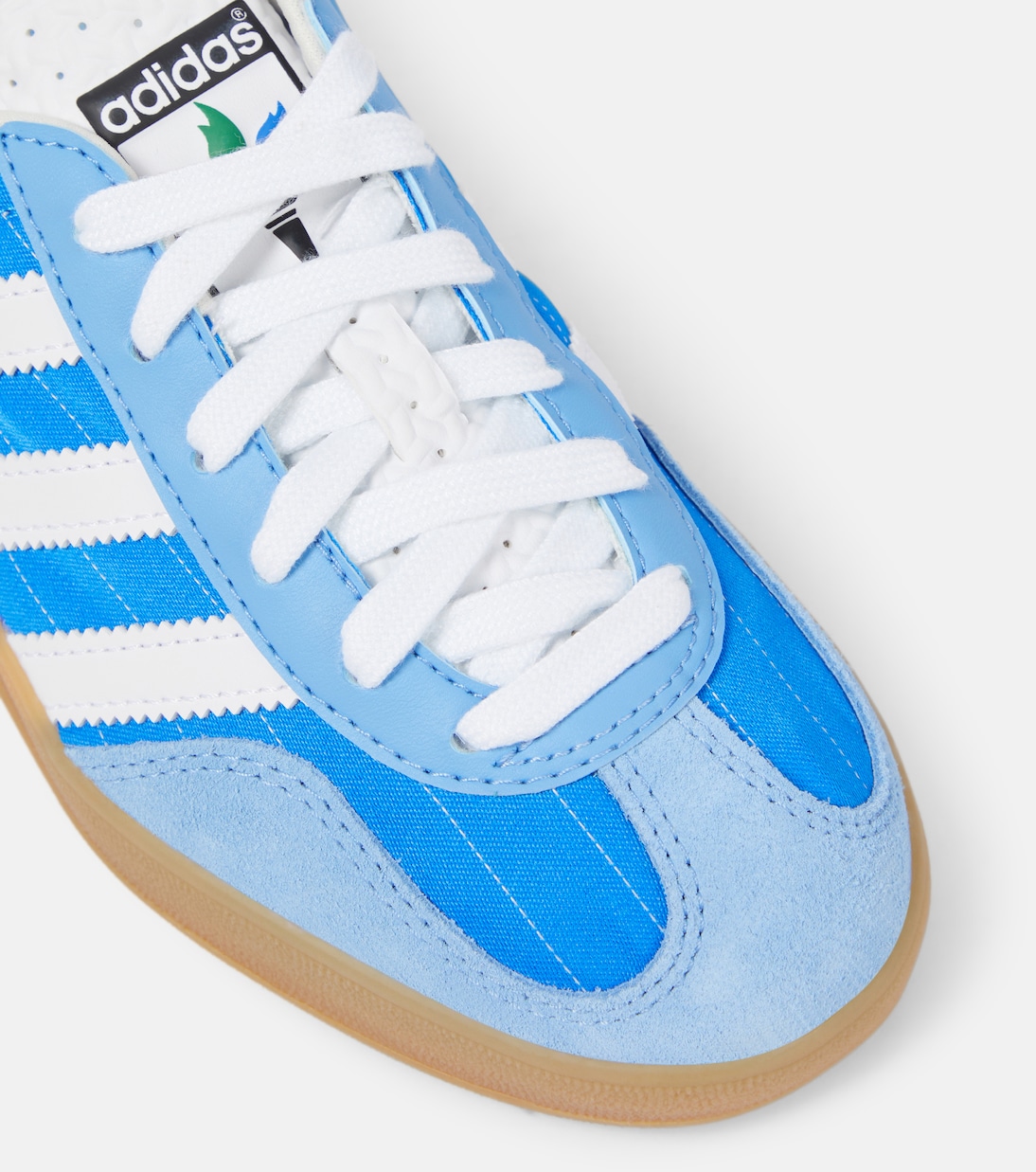 Gazelle Indoor suede-trimmed sneakers | Adidas