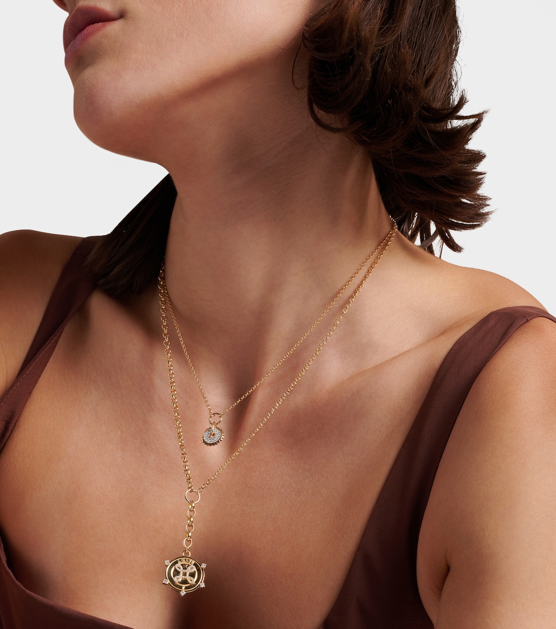 Amate True Love 18kt gold chain necklace with diamonds | FoundRae