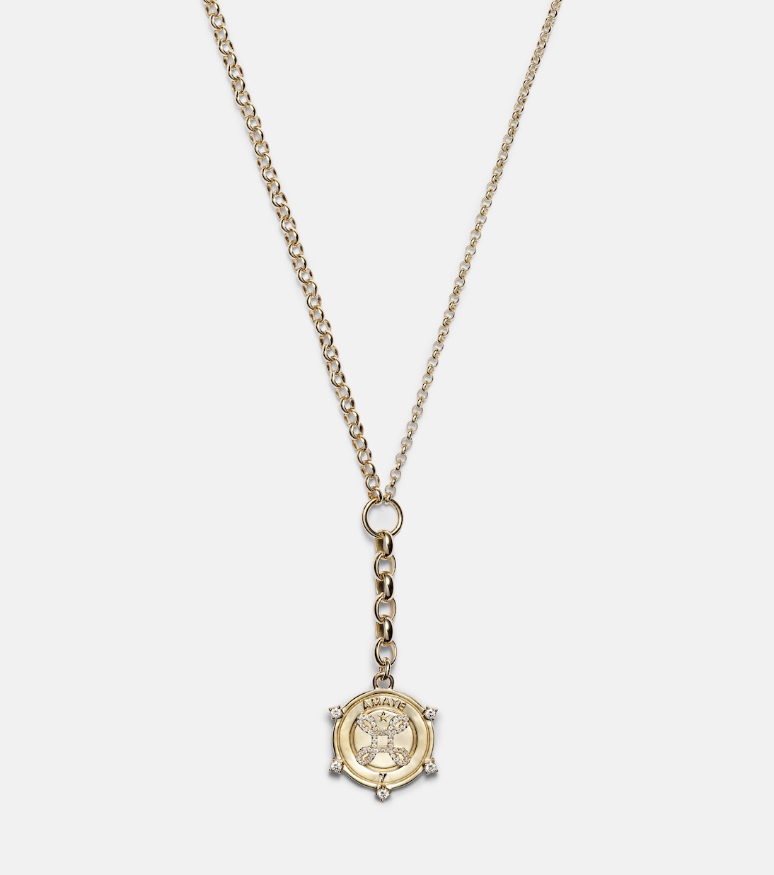 Amate True Love 18kt gold chain necklace with diamonds | FoundRae