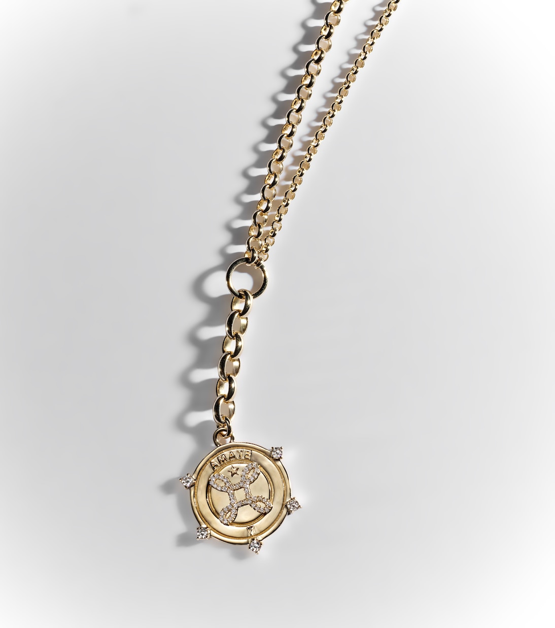 Amate True Love 18kt gold chain necklace with diamonds | FoundRae
