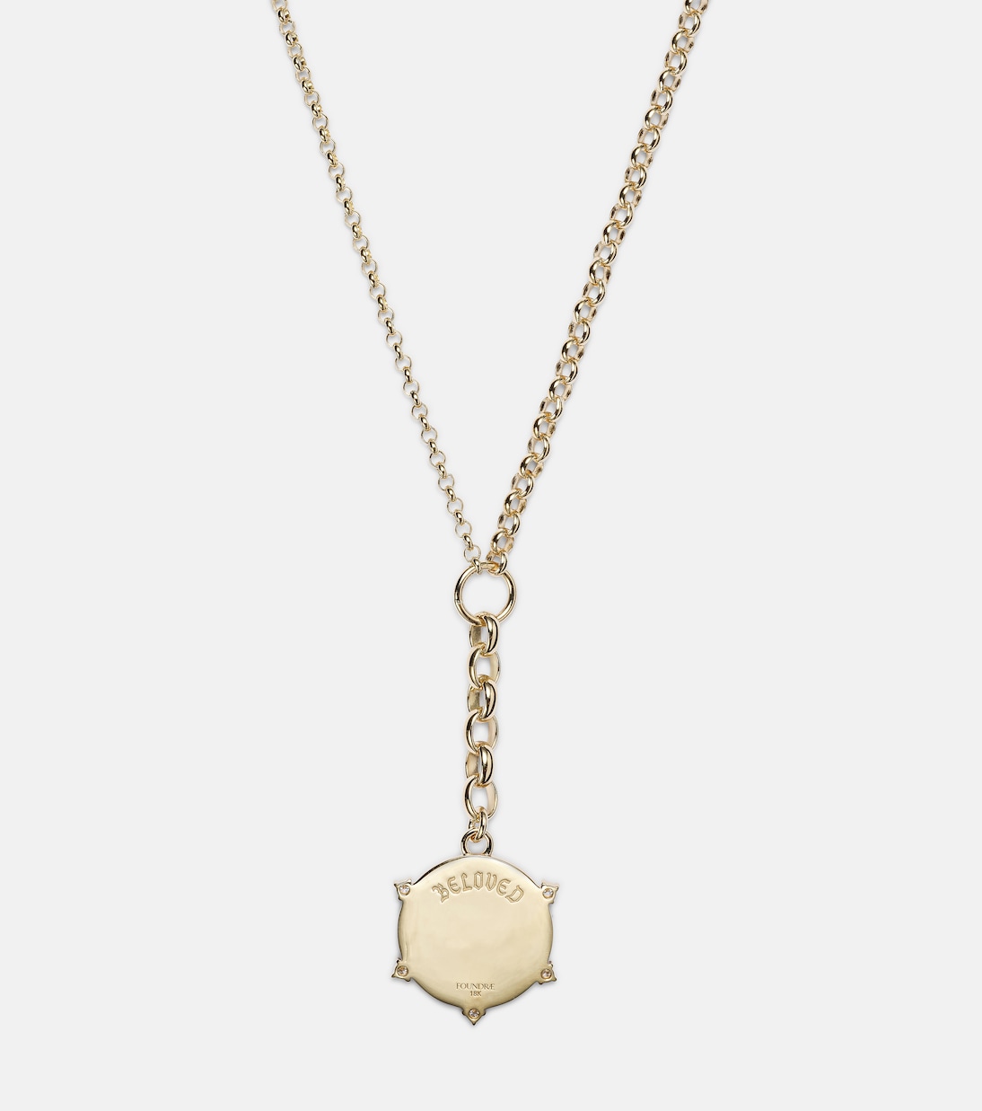 Amate True Love 18kt gold chain necklace with diamonds | FoundRae