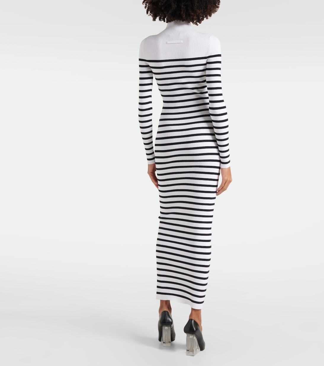 Robe longue rayée | Jean Paul Gaultier