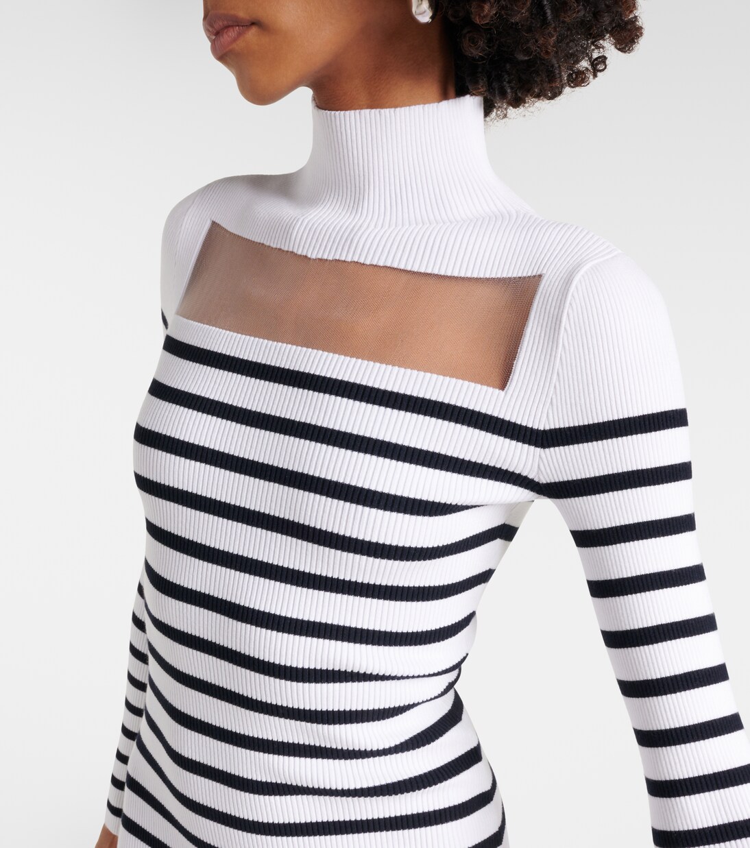 Robe longue rayée | Jean Paul Gaultier