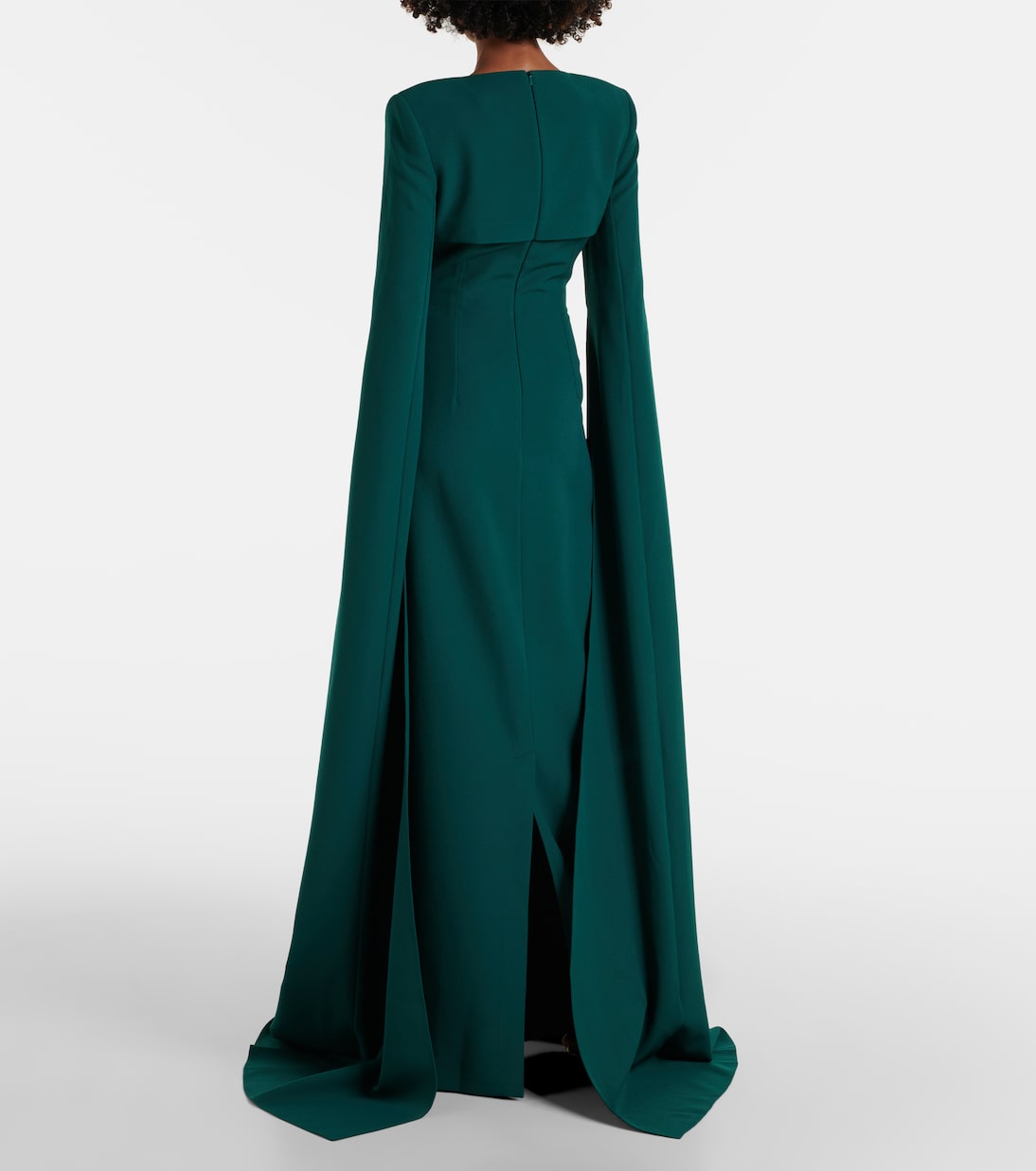 Robe longue Sarita en crêpe | Safiyaa