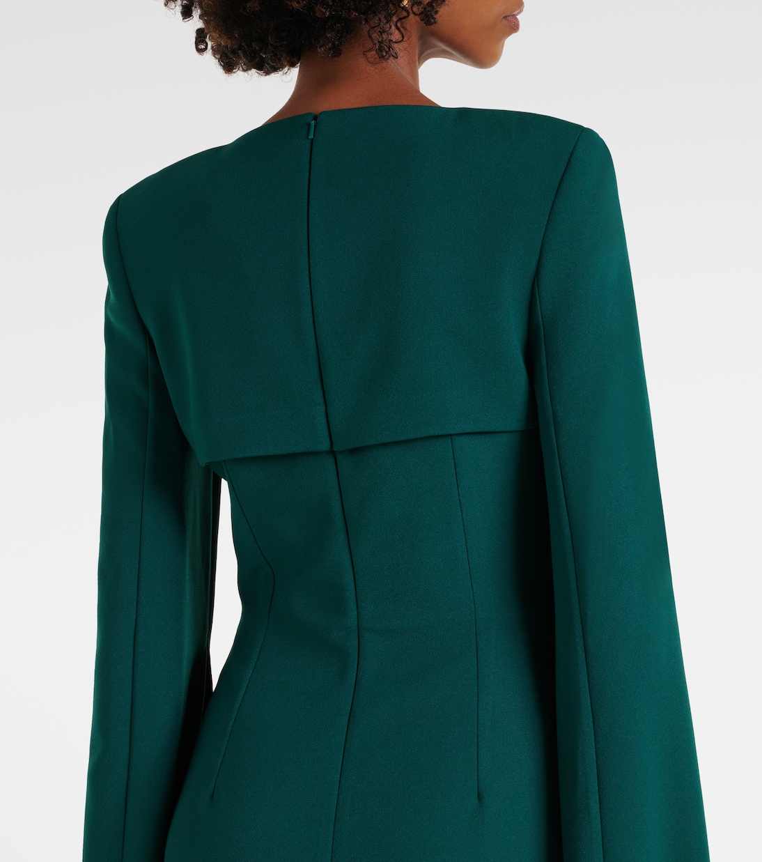 Robe longue Sarita en crêpe | Safiyaa