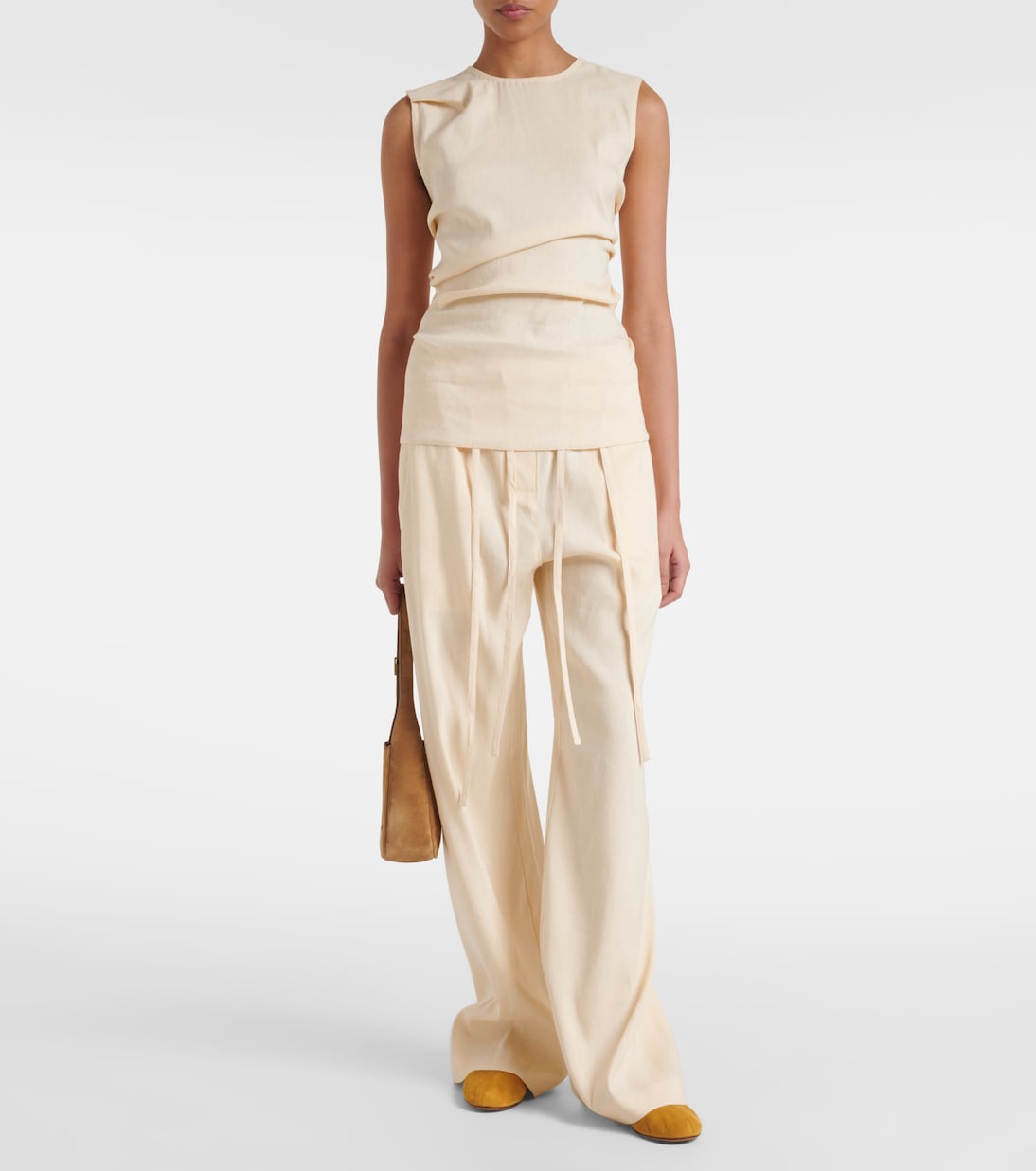 Tee suede ballet flats | Proenza Schouler