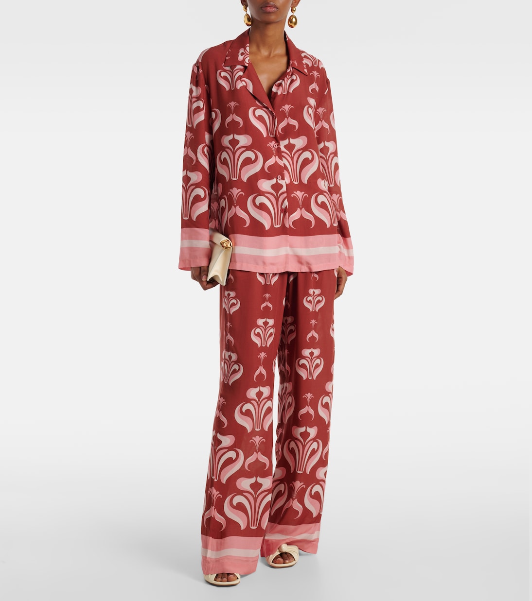 Pantalon ample imprimé | Adriana Degreas