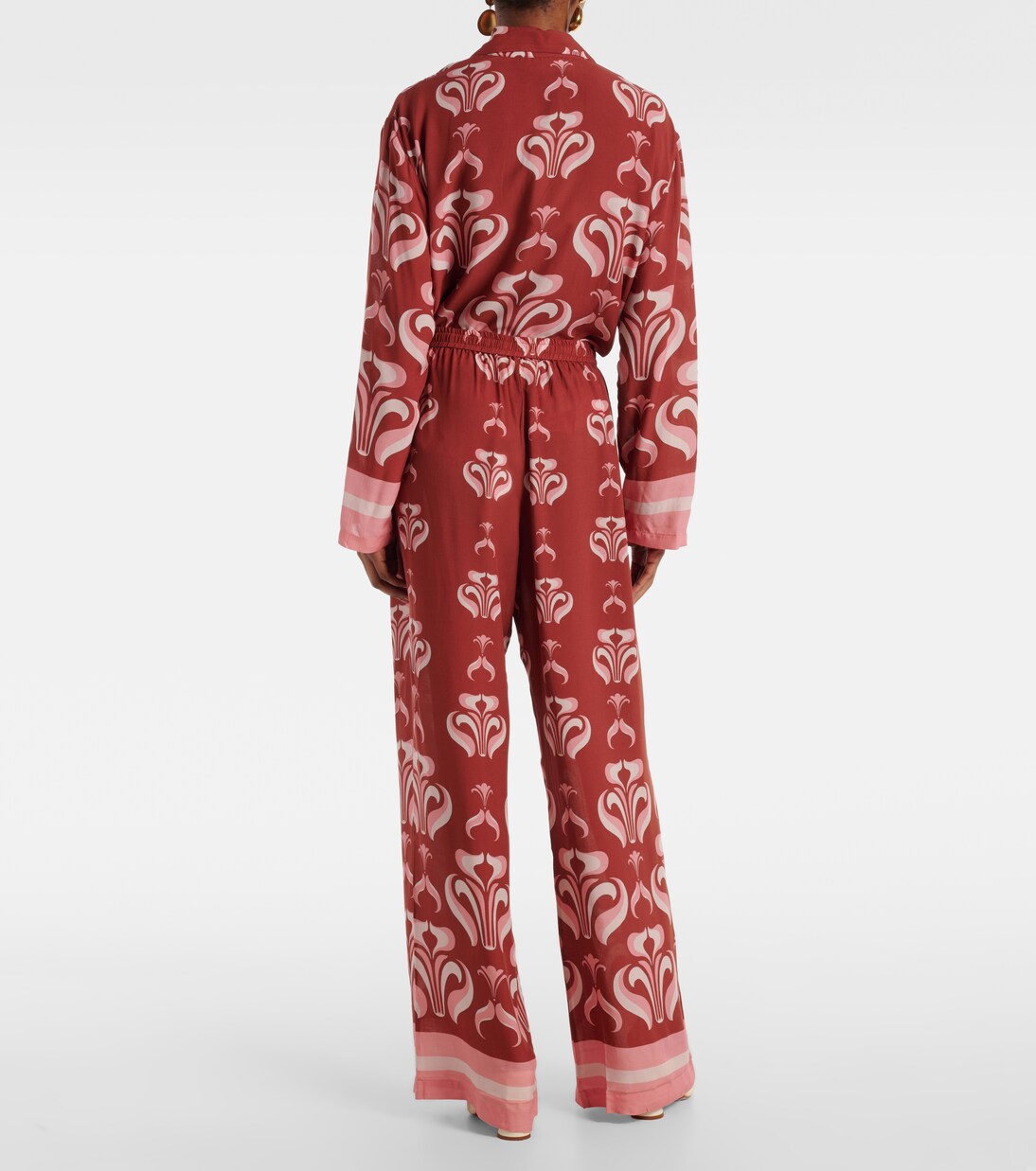 Pantalon ample imprimé | Adriana Degreas