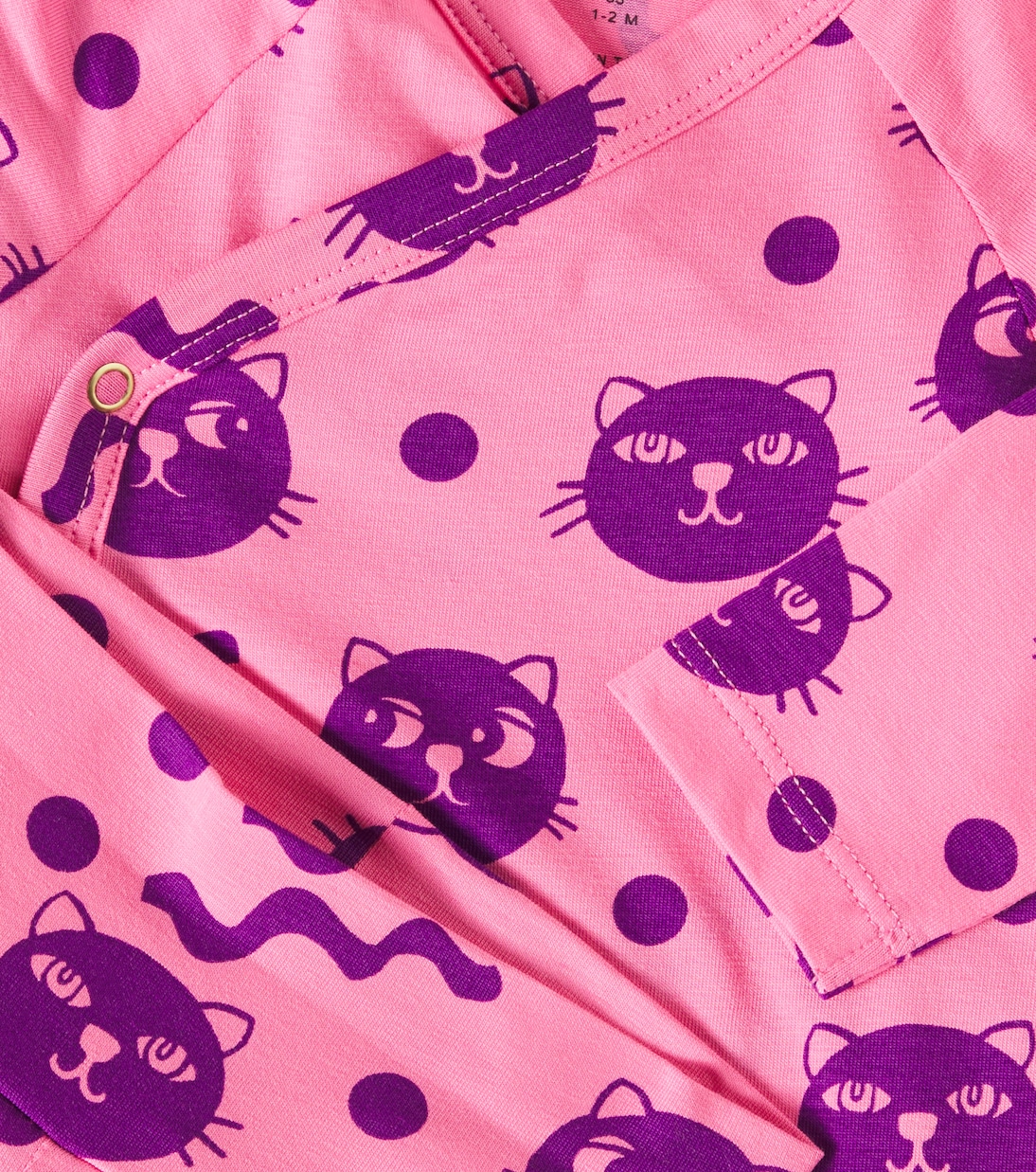 Baby Squiggly Cats bodysuit and leggings set | Mini Rodini