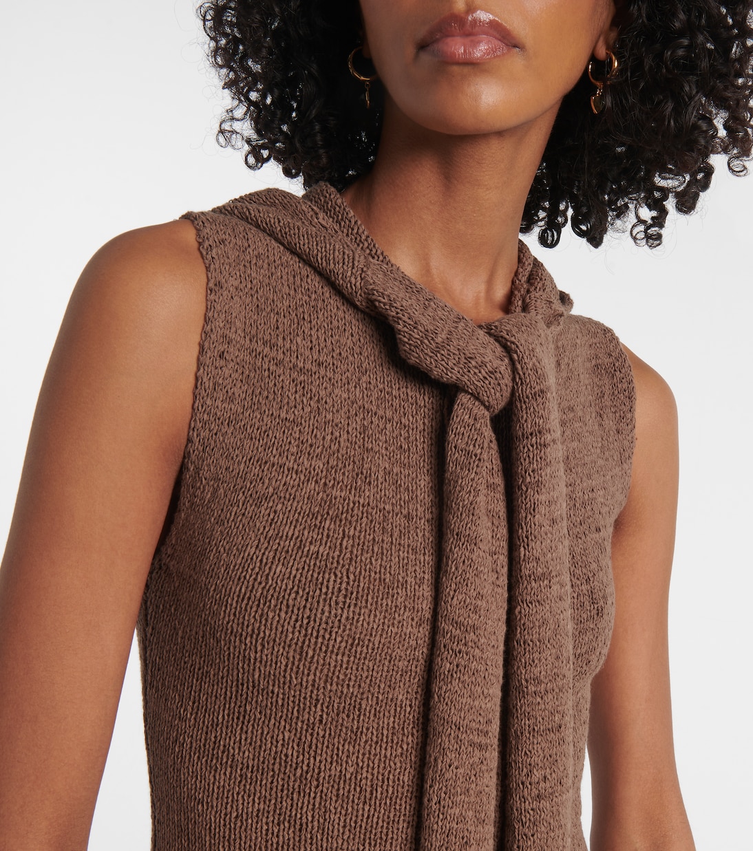 Robe longue Rory en coton mélangé | Aya Muse