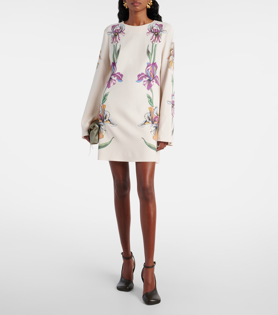 Supremes Swing floral jersey minidress | La DoubleJ
