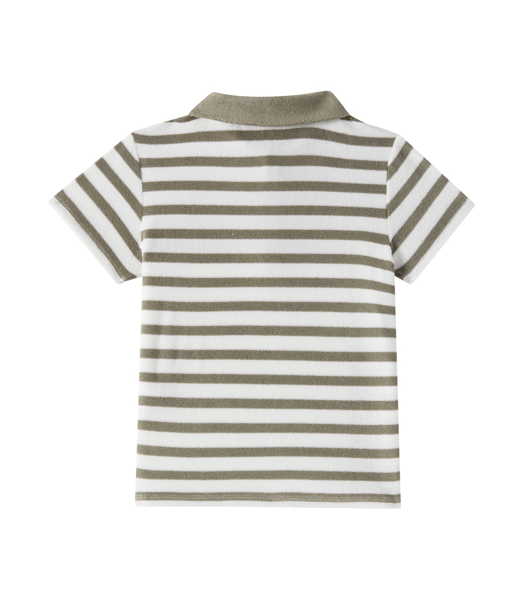 Striped cotton-blend terry polo shirt | Tartine et Chocolat