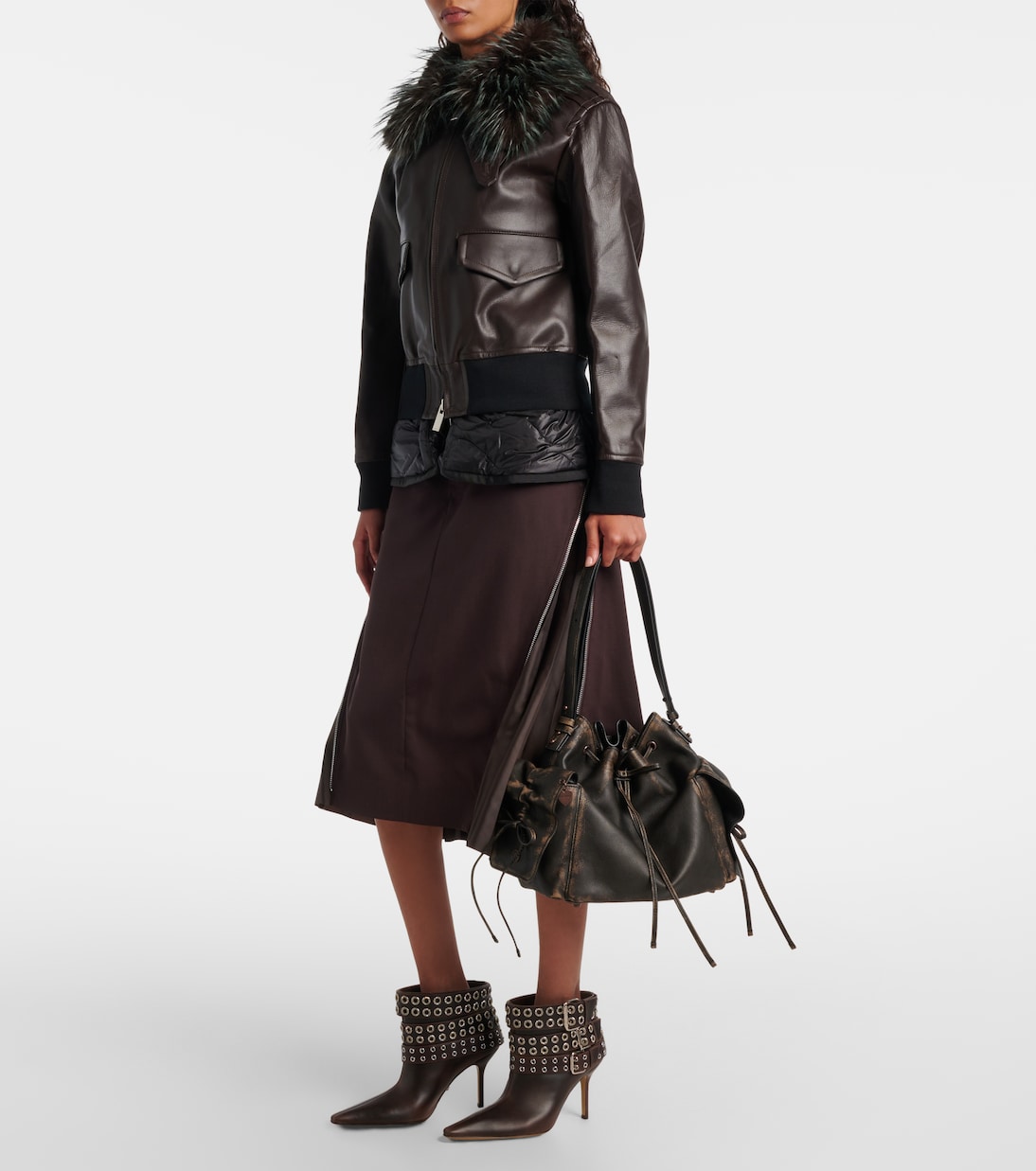 Stivaletti Buckle Belt 95 in pelle | Mach & Mach