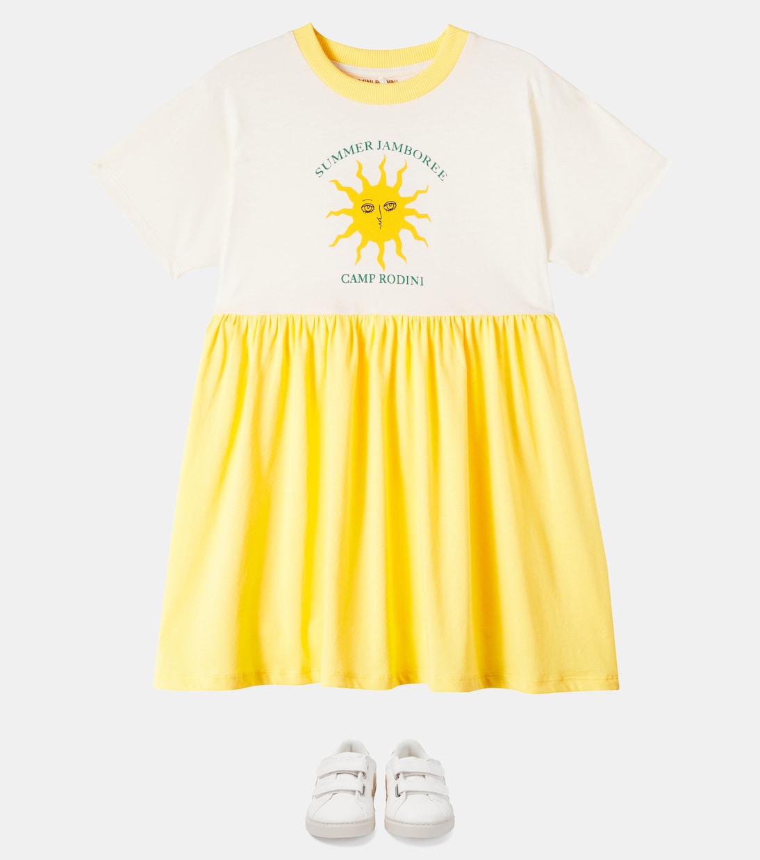 Bedrucktes Kleid aus Baumwolle | Mini Rodini