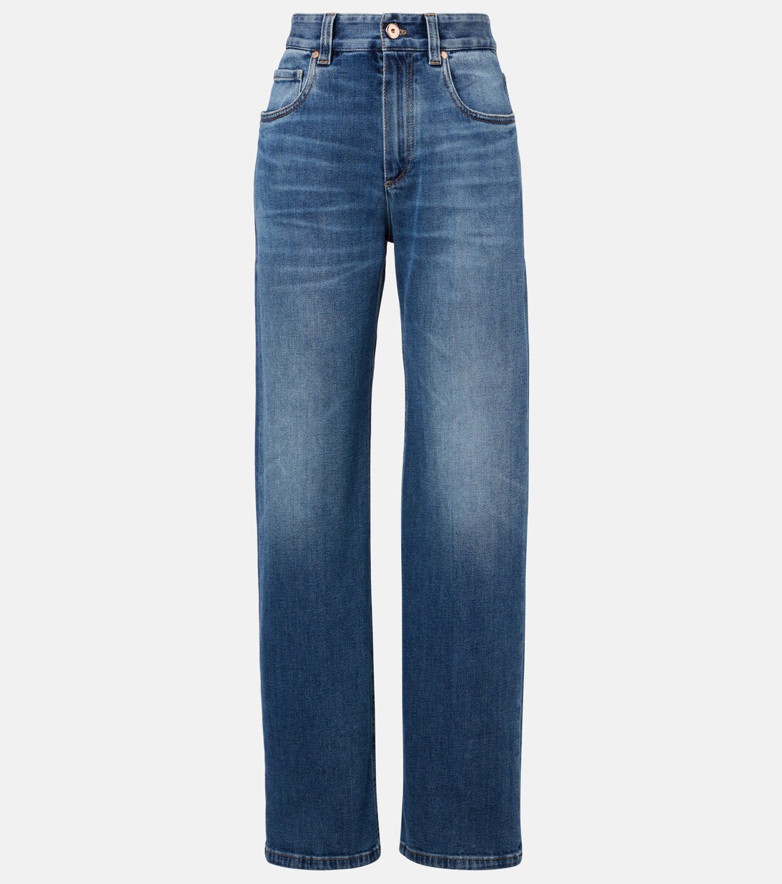 Low-rise straight jeans | Brunello Cucinelli