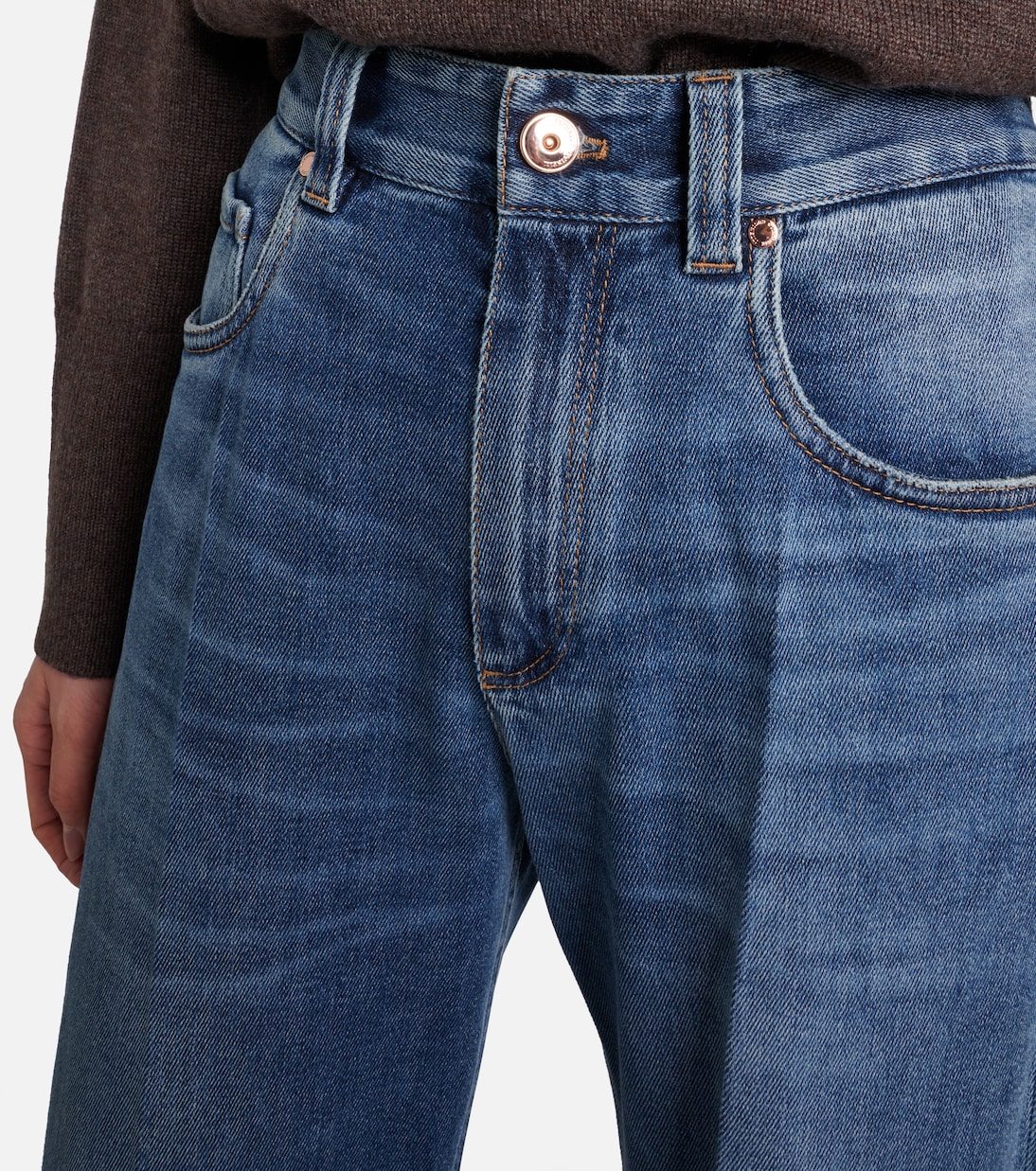 Low-rise straight jeans | Brunello Cucinelli