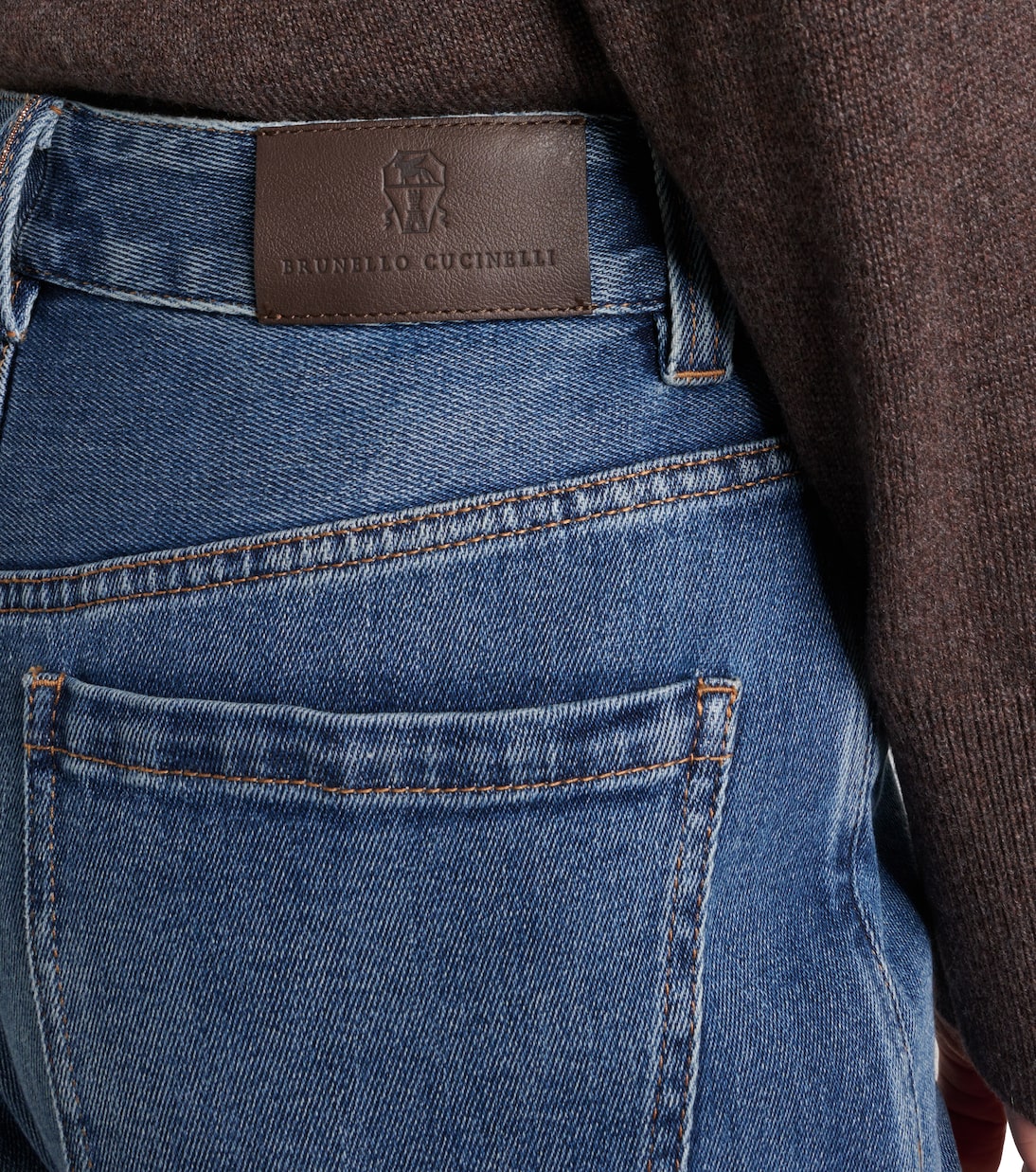 Low-rise straight jeans | Brunello Cucinelli