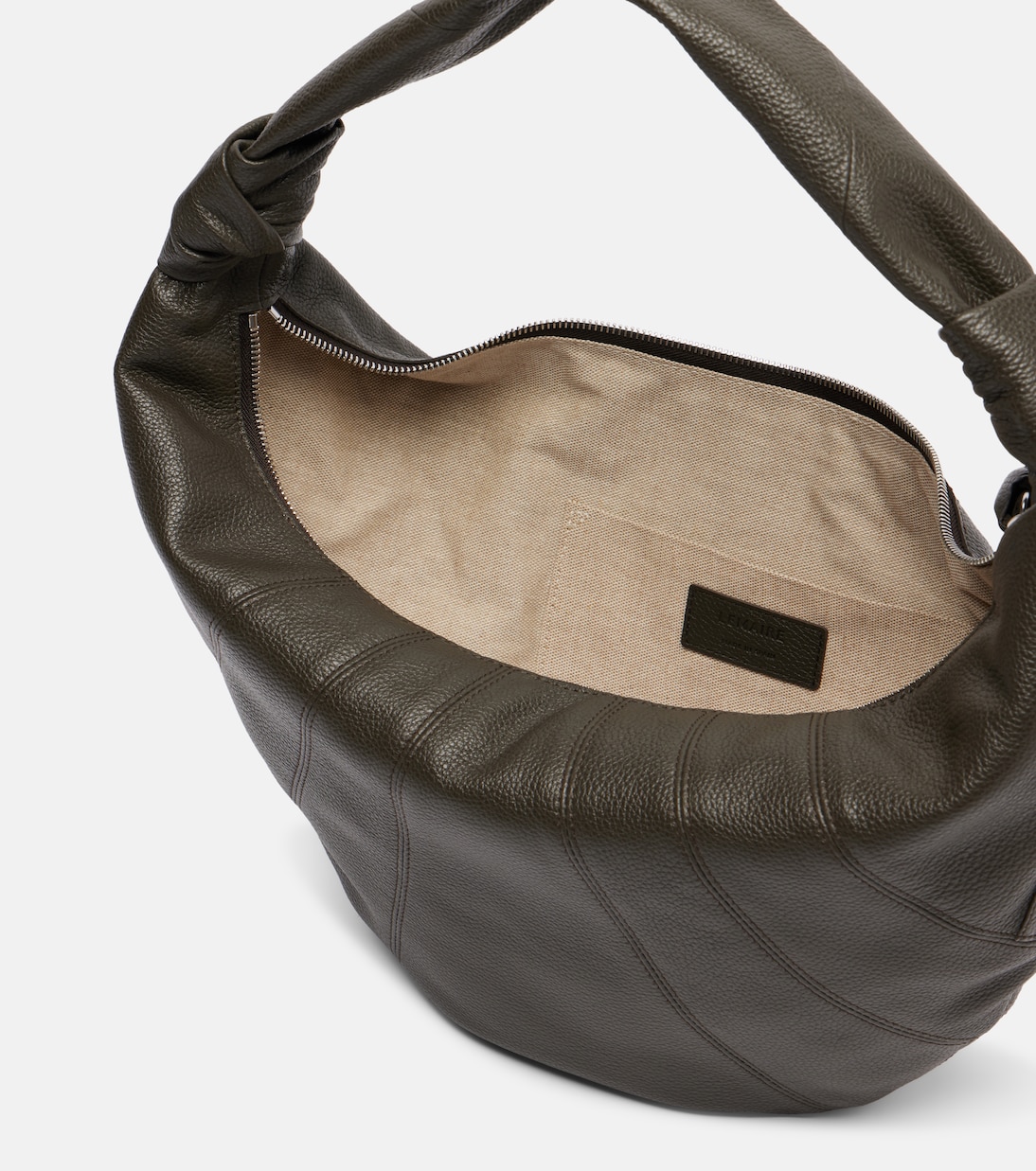 Schultertasche Fortune Croissant aus Leder | Lemaire