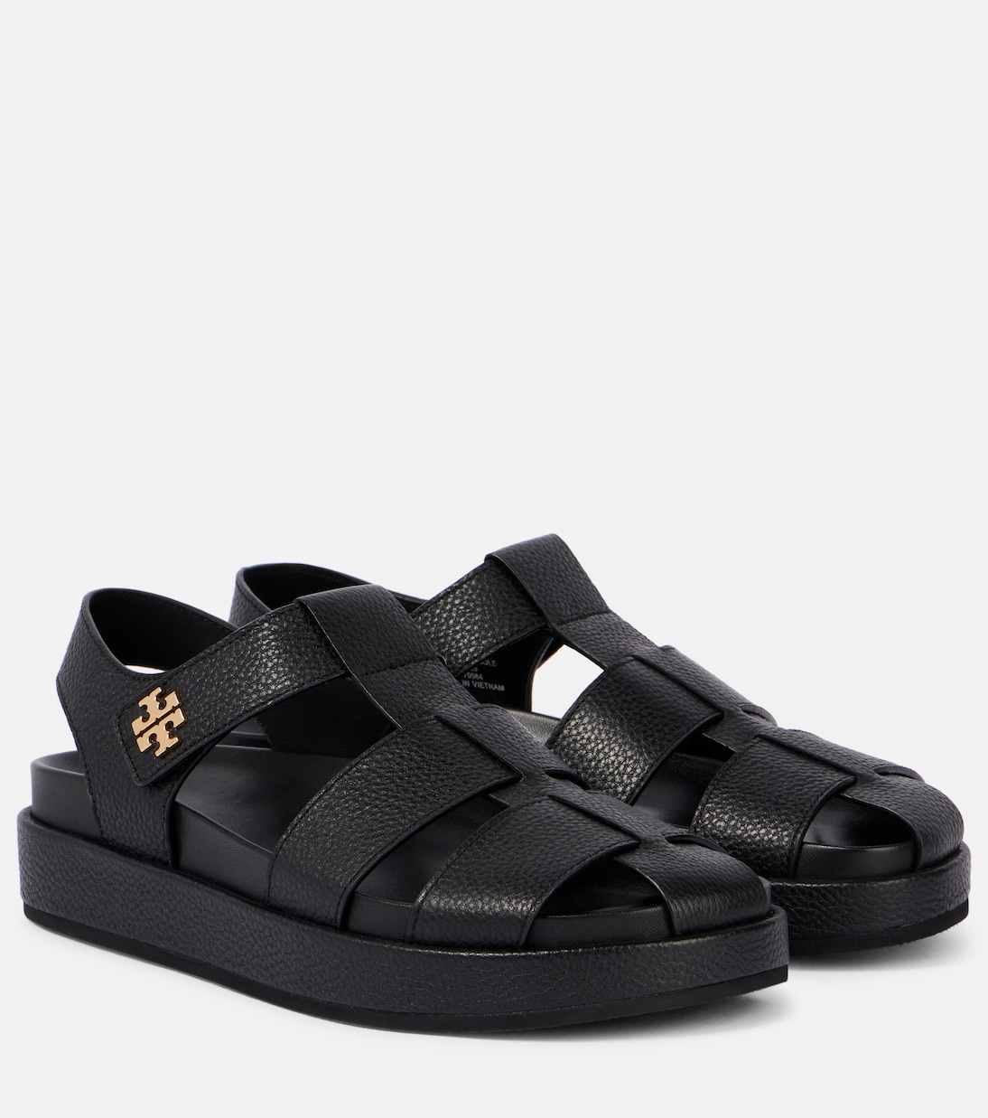 Sandalen Double T aus Leder | Tory Burch