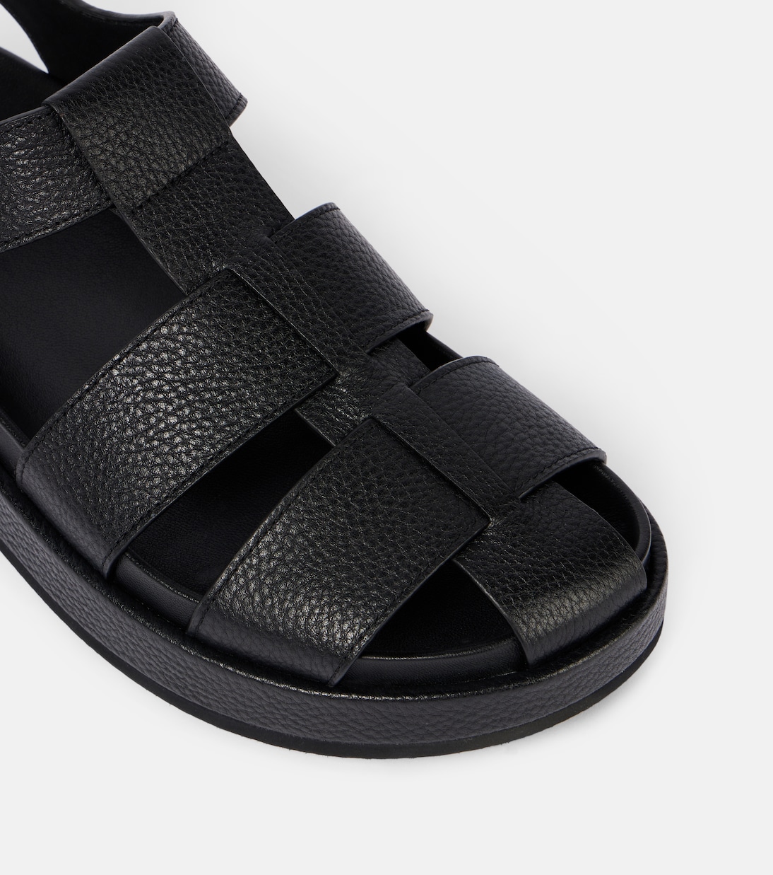 Sandalen Double T aus Leder | Tory Burch