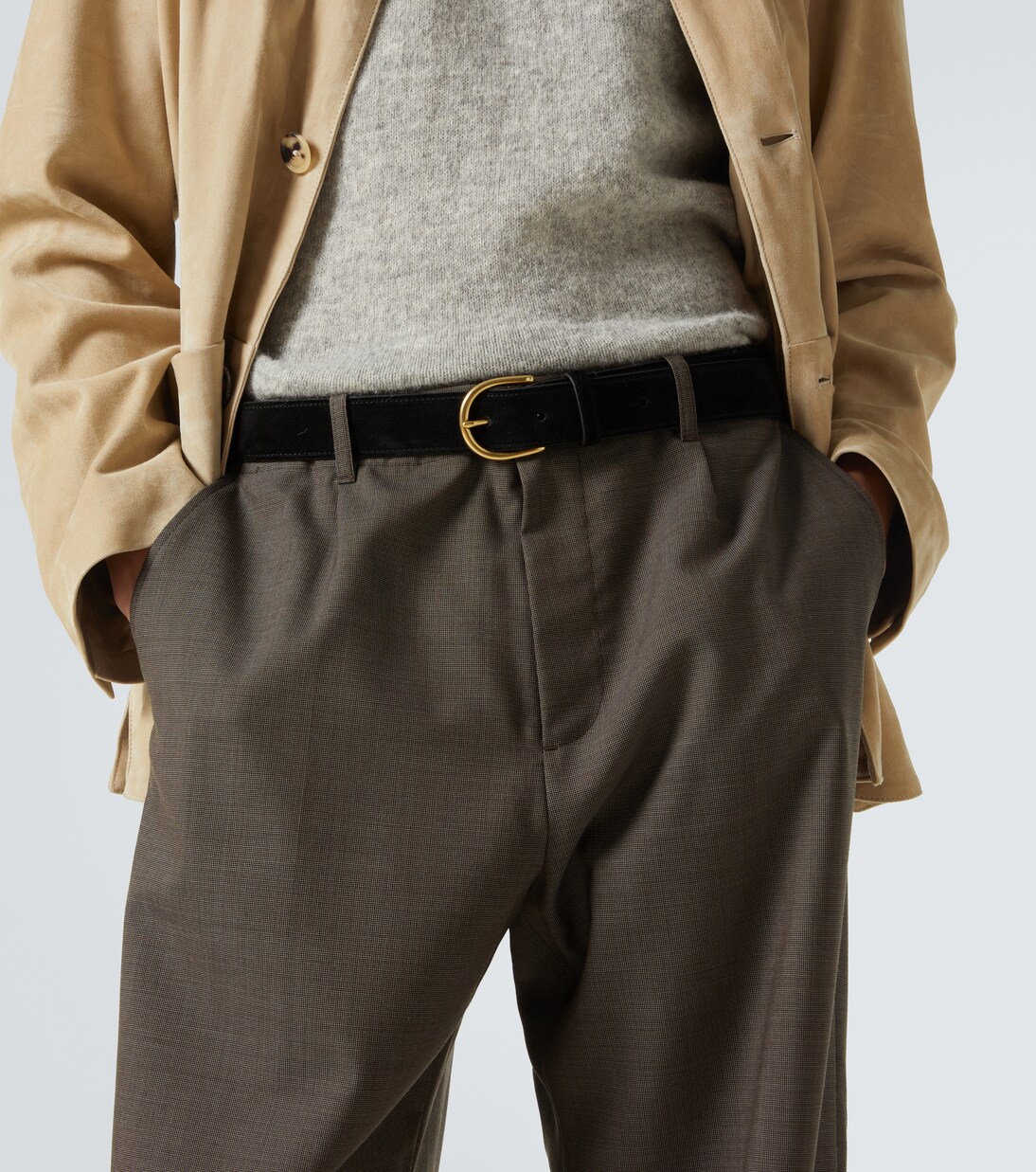 Suede belt | George Cleverley