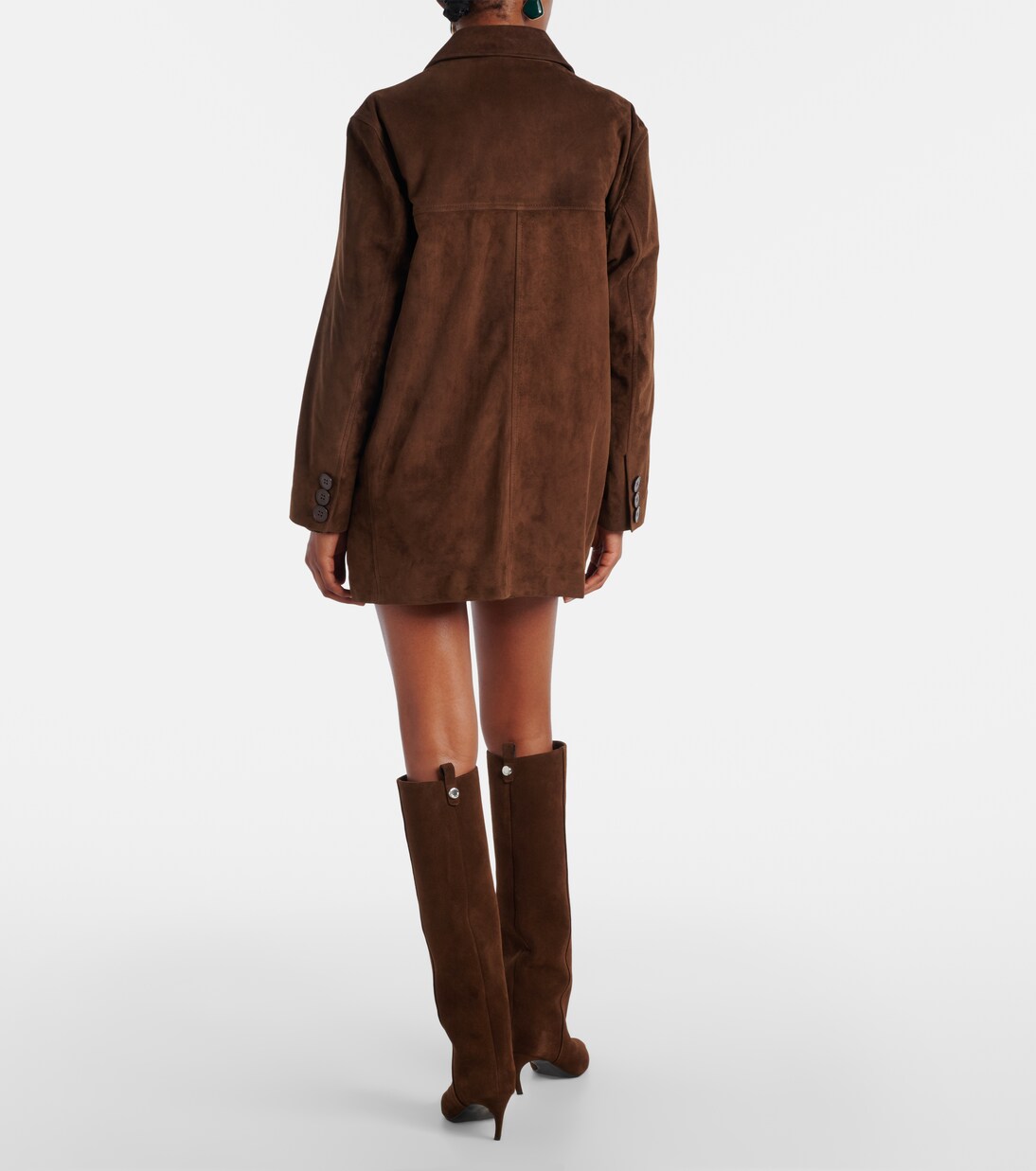 Voltia suede jacket | Nour Hammour