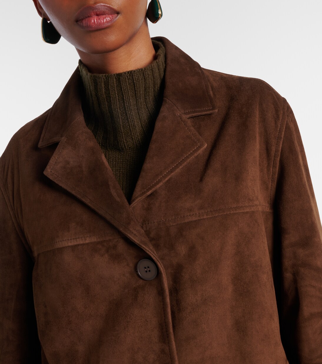 Voltia suede jacket | Nour Hammour