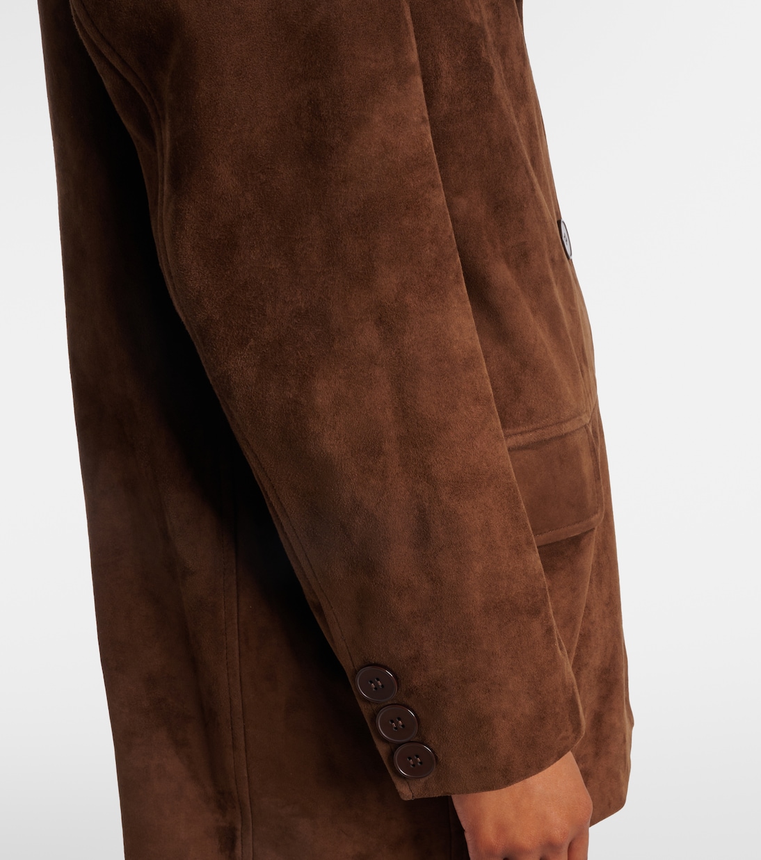 Voltia suede jacket | Nour Hammour