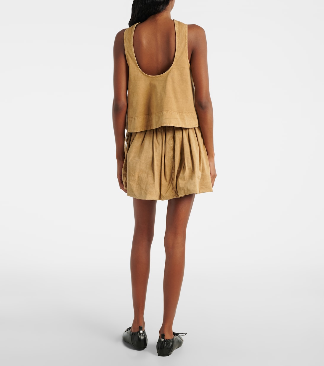 Top aus einem Baumwollgemisch | Ganni