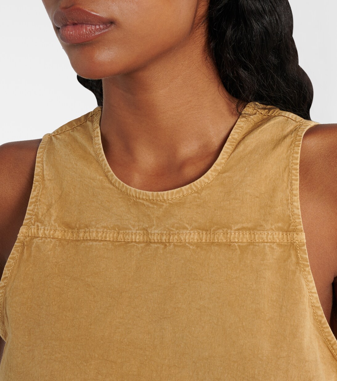 Top aus einem Baumwollgemisch | Ganni