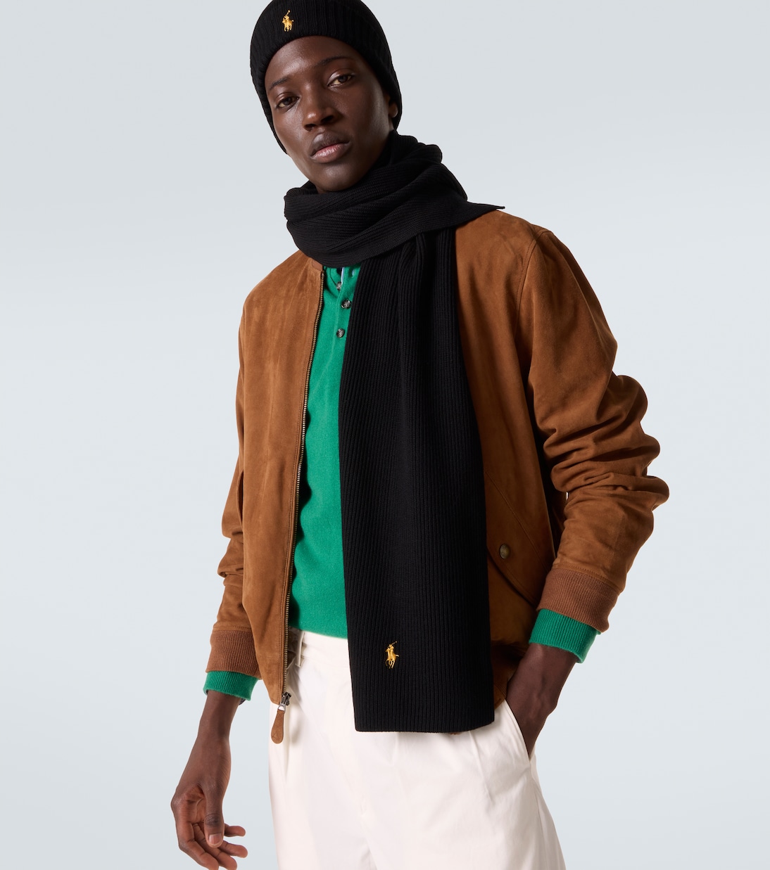 Wool beanie and scarf set | Polo Ralph Lauren