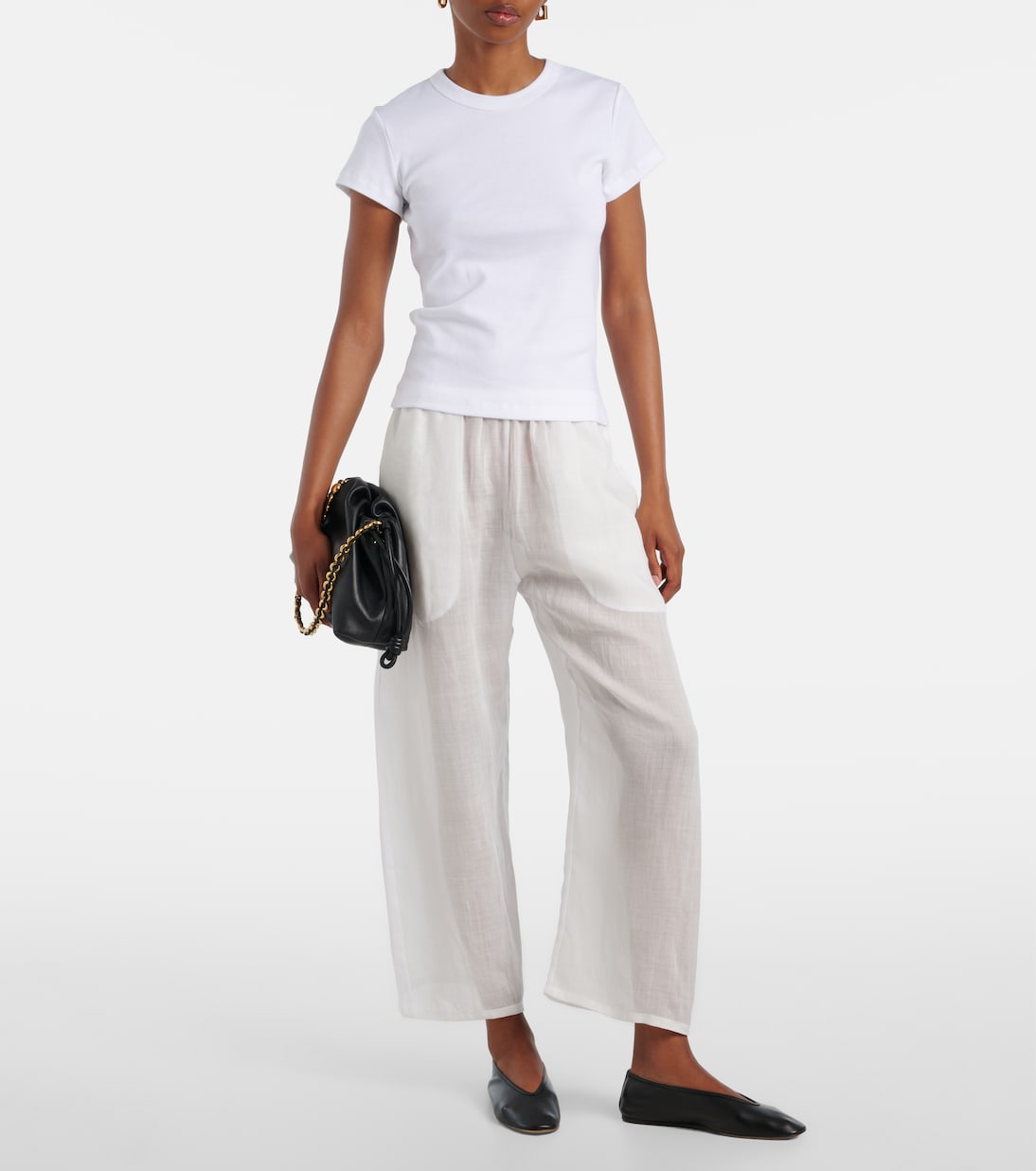 Nando ribbed-knit cotton T-shirt | Leset